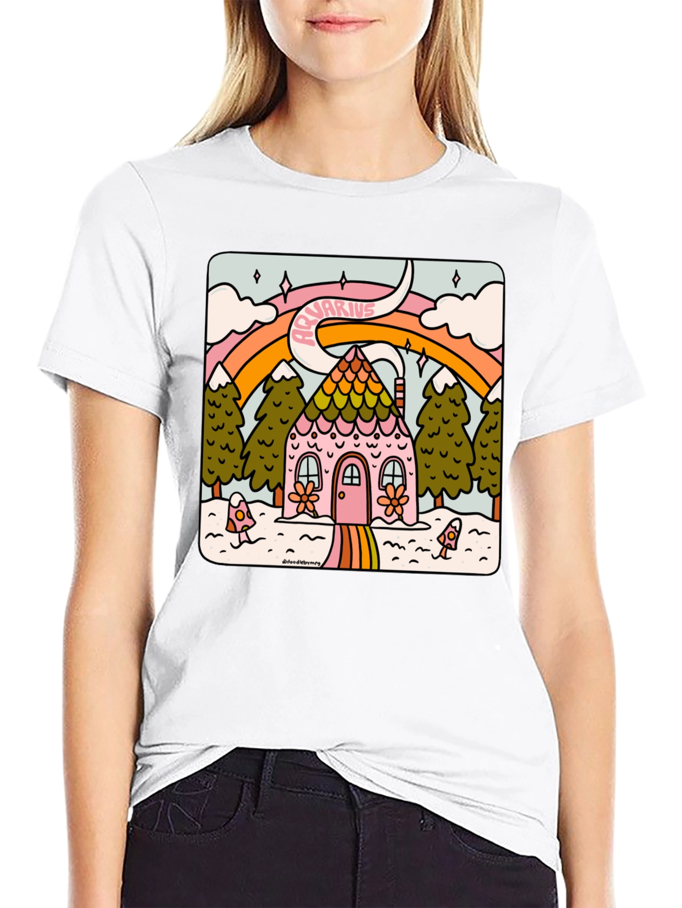 Aquarius House Graphic Tee