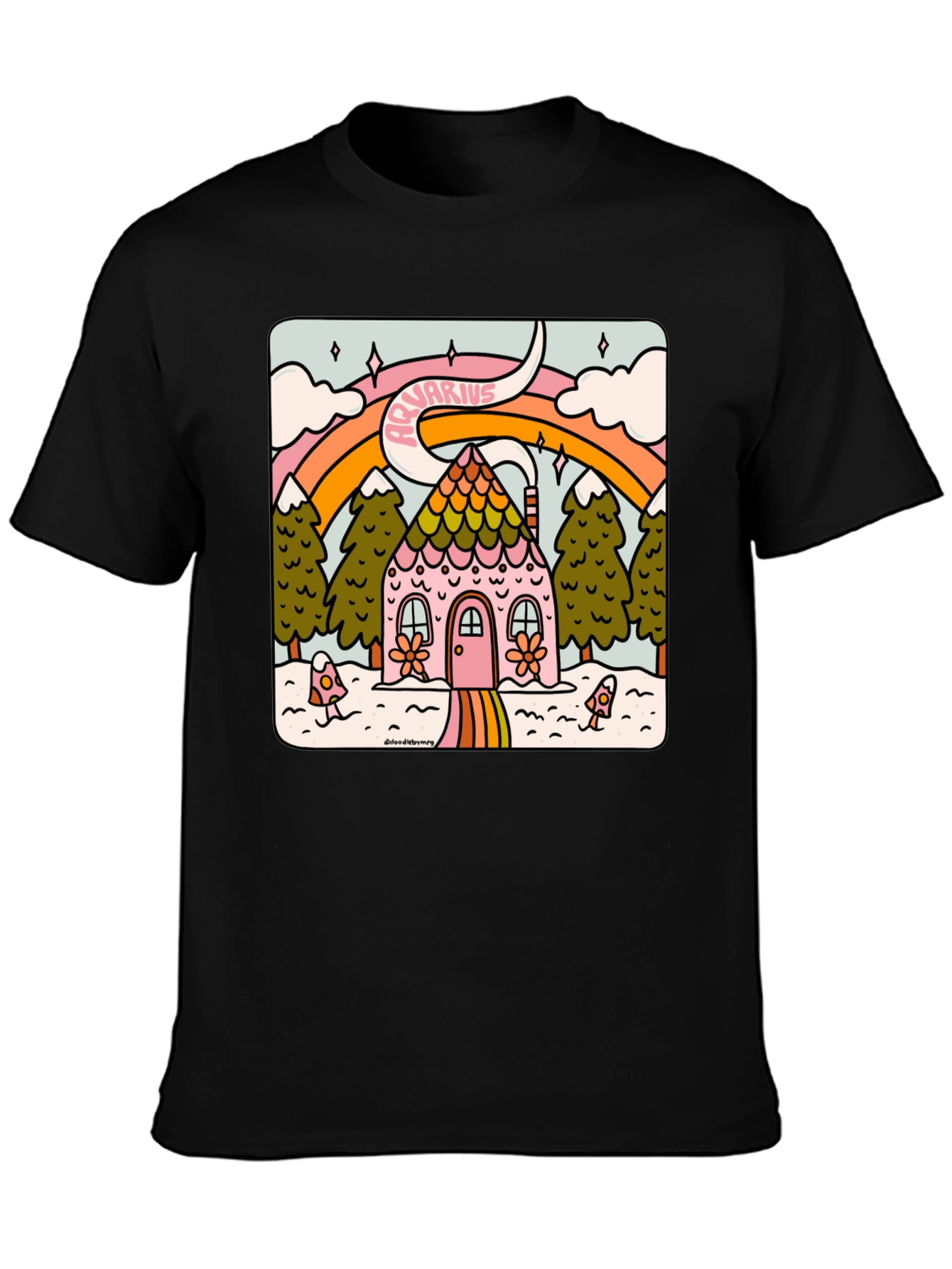 Aquarius House Graphic Tee