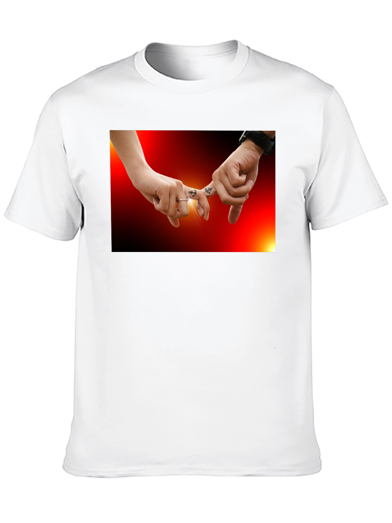 Pinky Promise Graphic Tee -  Trendy Black T-Shirt