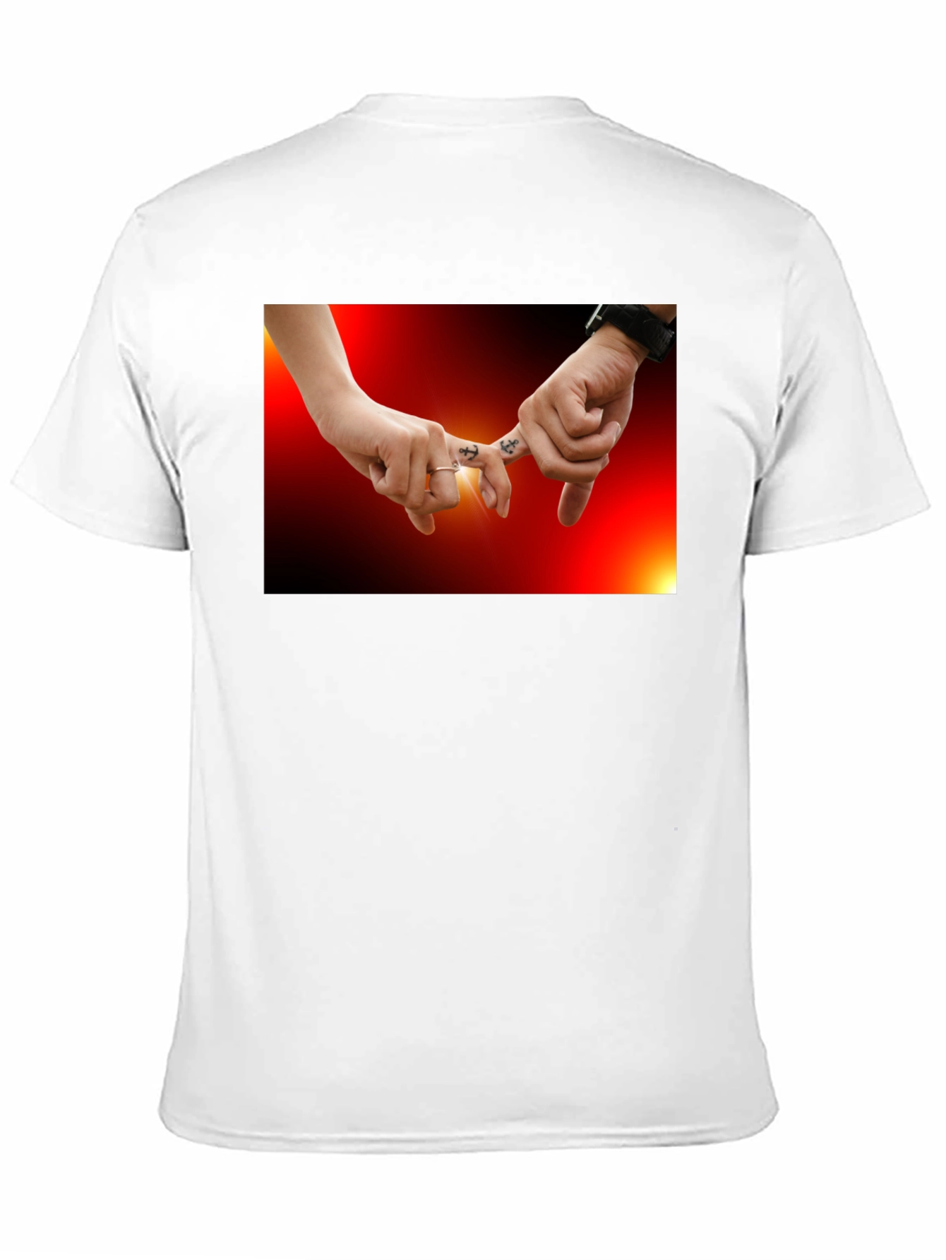 Pinky Promise Graphic Tee -  Trendy Black T-Shirt