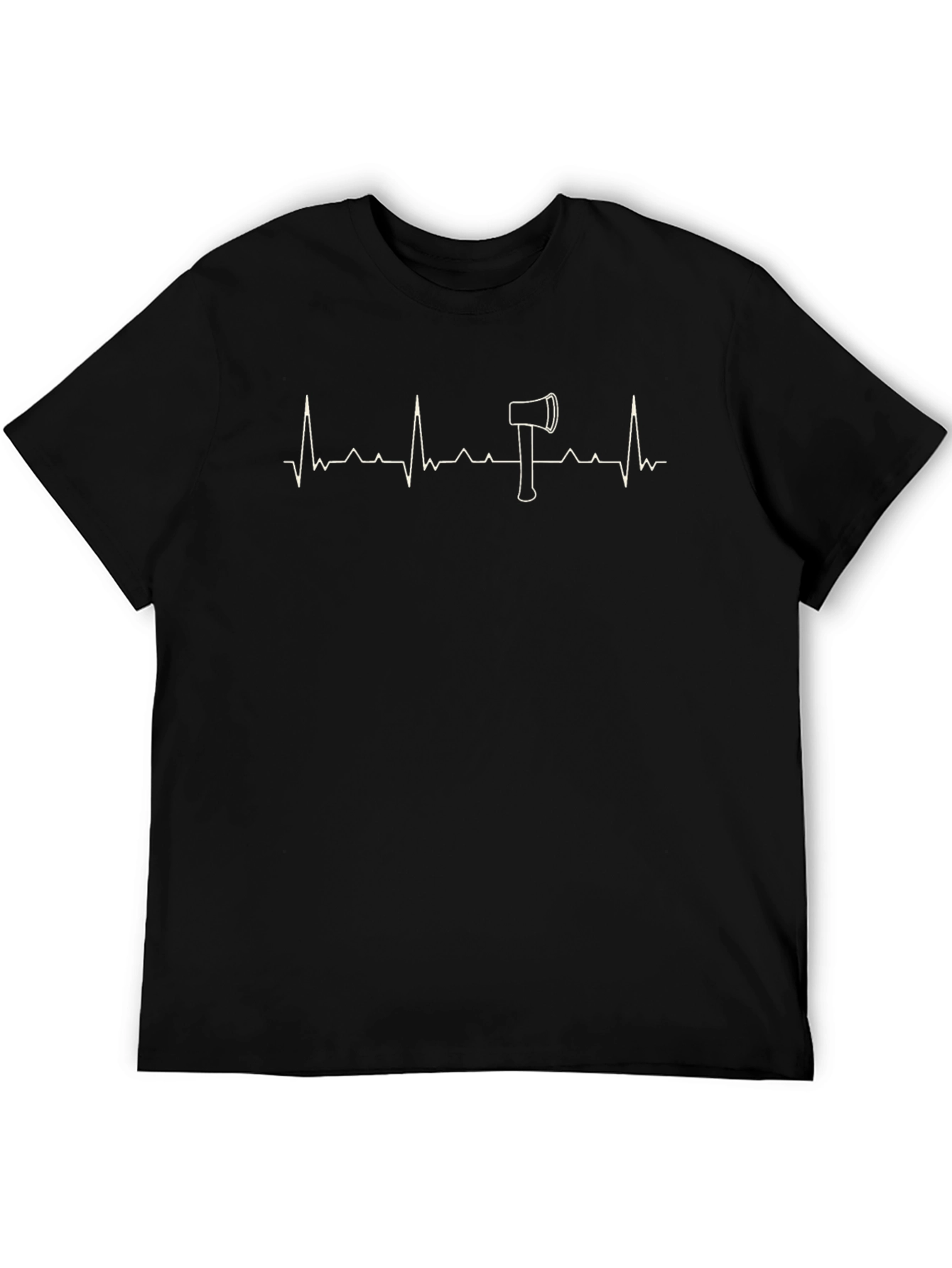 Axe Heartbeat T-Shirt - Lumberjack Life Line Tee