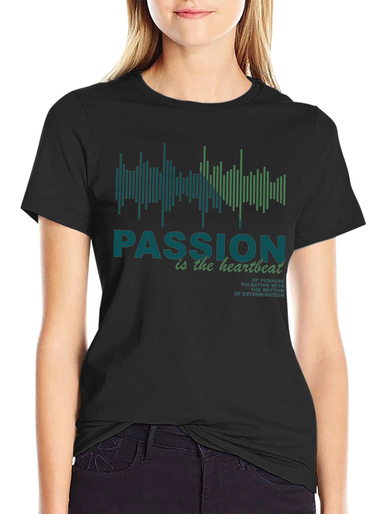 Passion Heartbeat Graphic T-Shirt