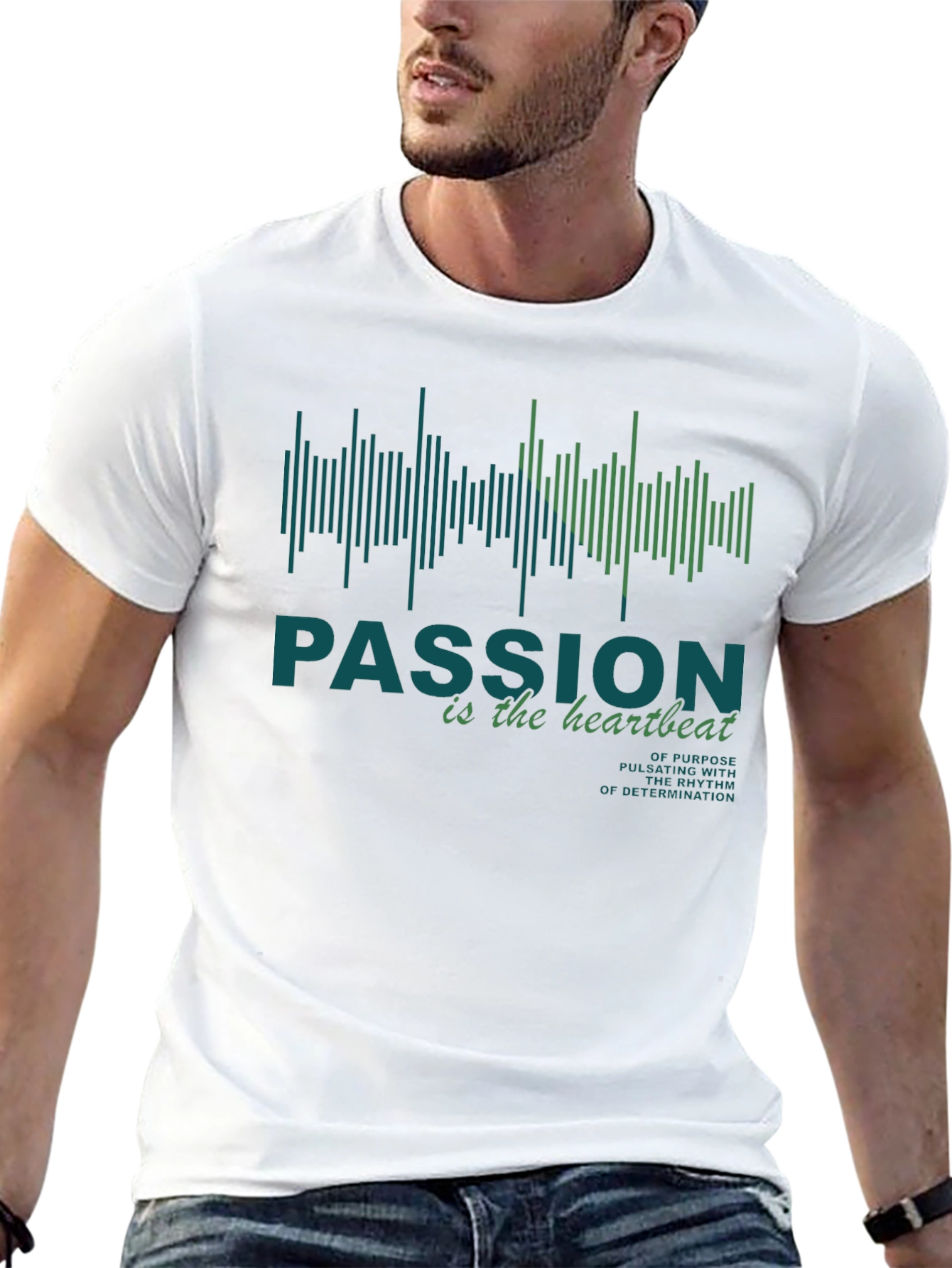 Passion Heartbeat Graphic T-Shirt