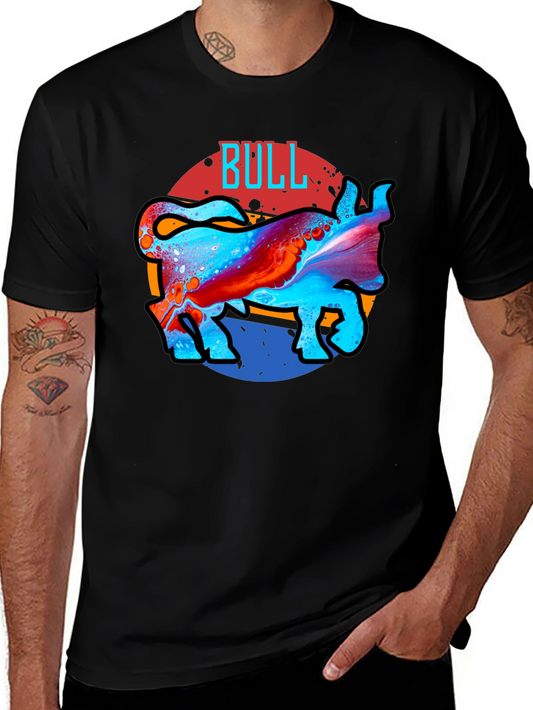 Cool Bull Graphic Black T-Shirt