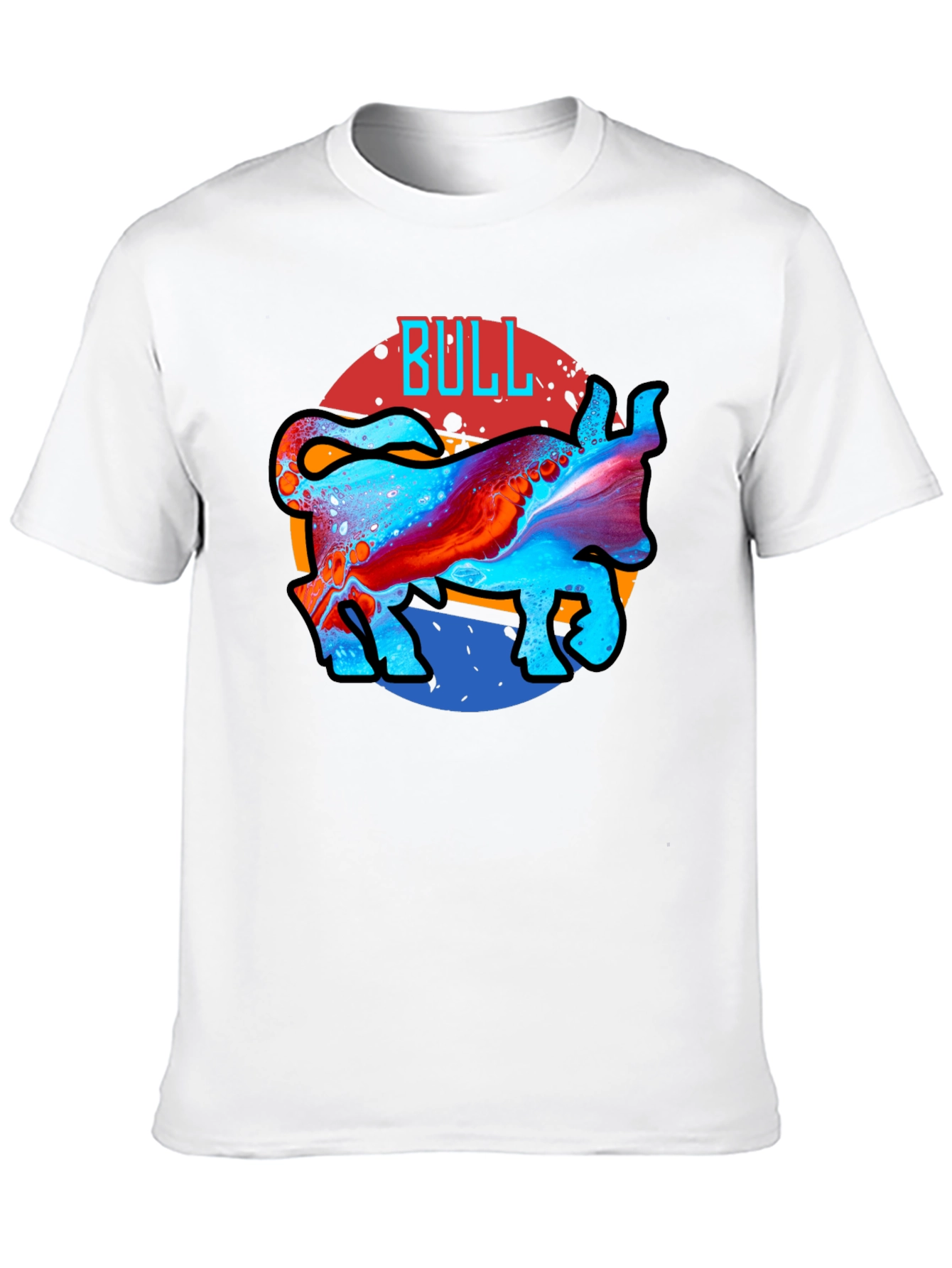 Cool Bull Graphic Black T-Shirt