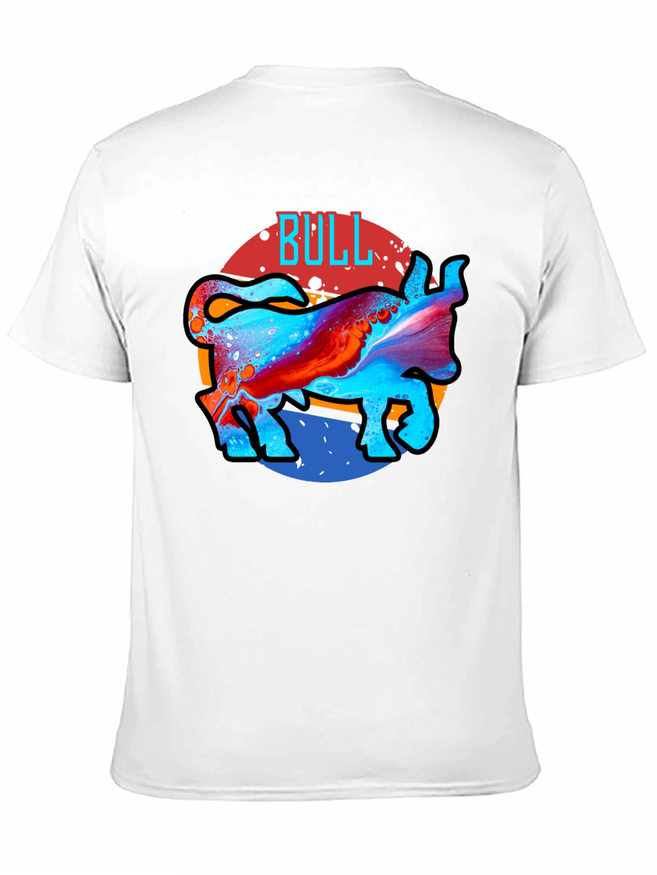 Cool Bull Graphic Black T-Shirt