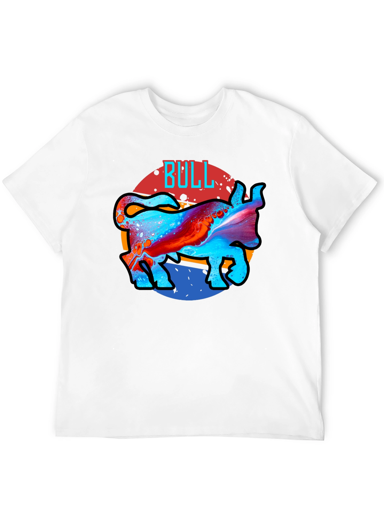 Cool Bull Graphic Black T-Shirt