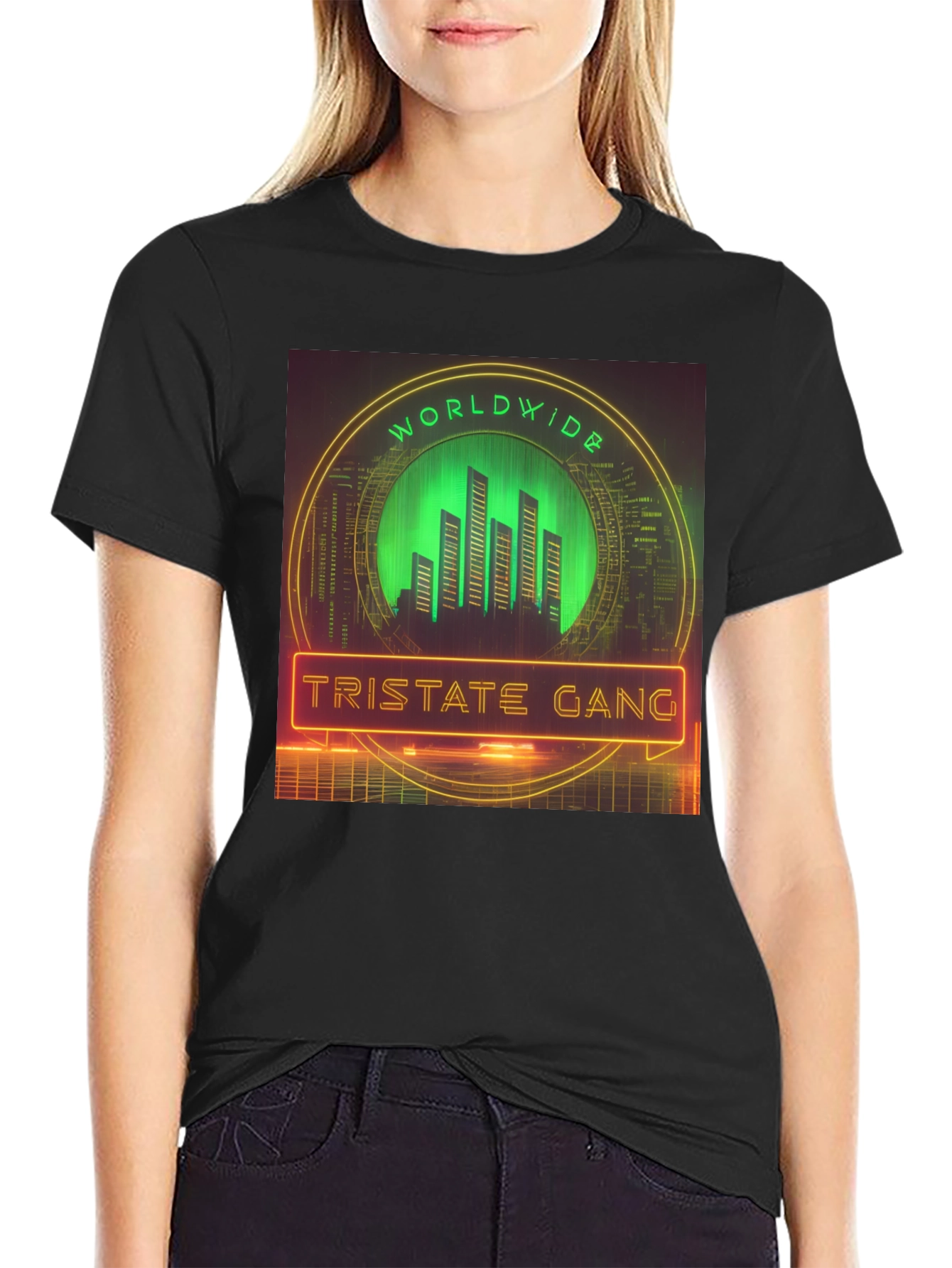 Tri-State Gang Worldwide Neon T-Shirt