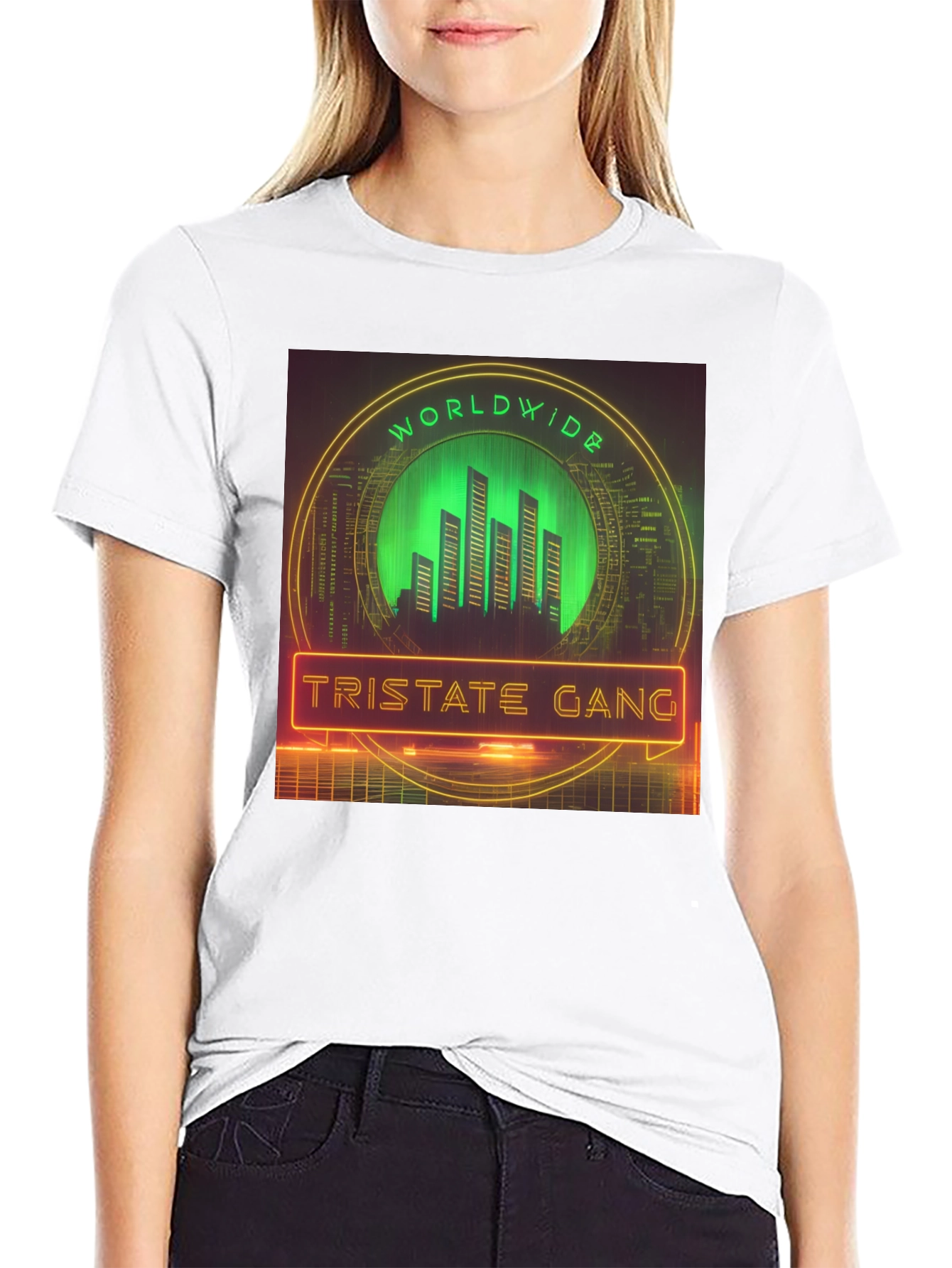 Tri-State Gang Worldwide Neon T-Shirt