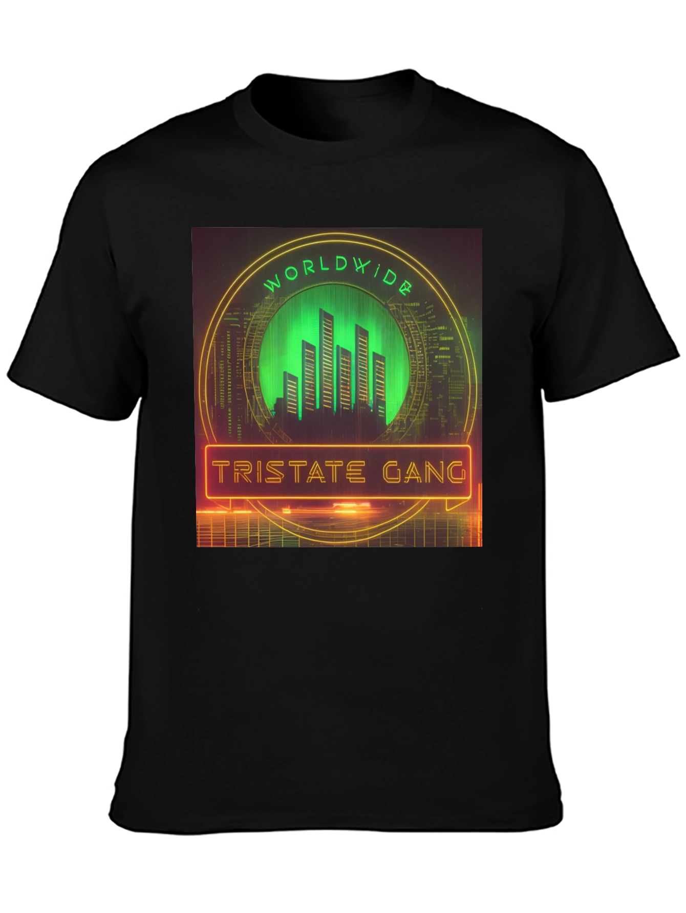 Tri-State Gang Worldwide Neon T-Shirt