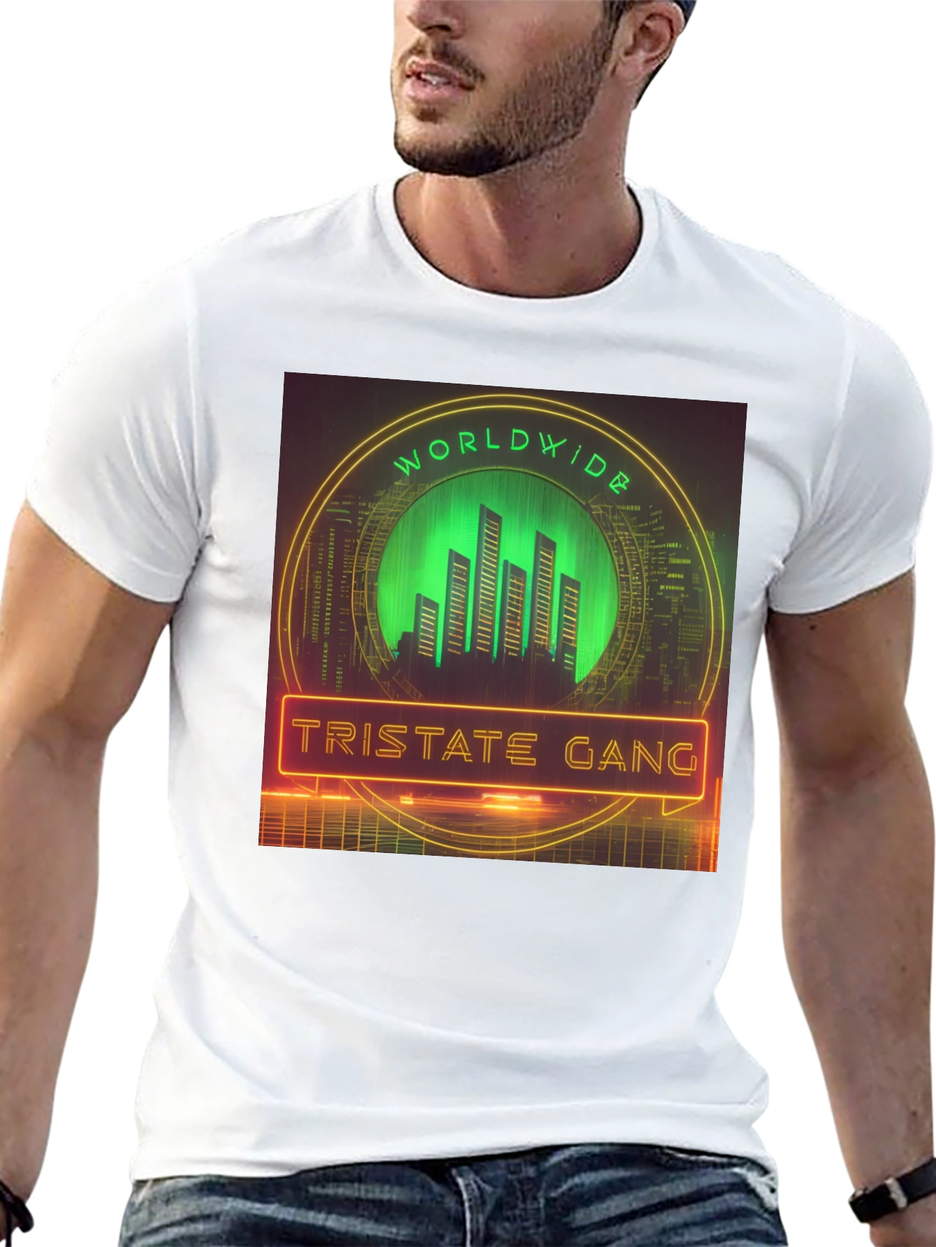 Tri-State Gang Worldwide Neon T-Shirt
