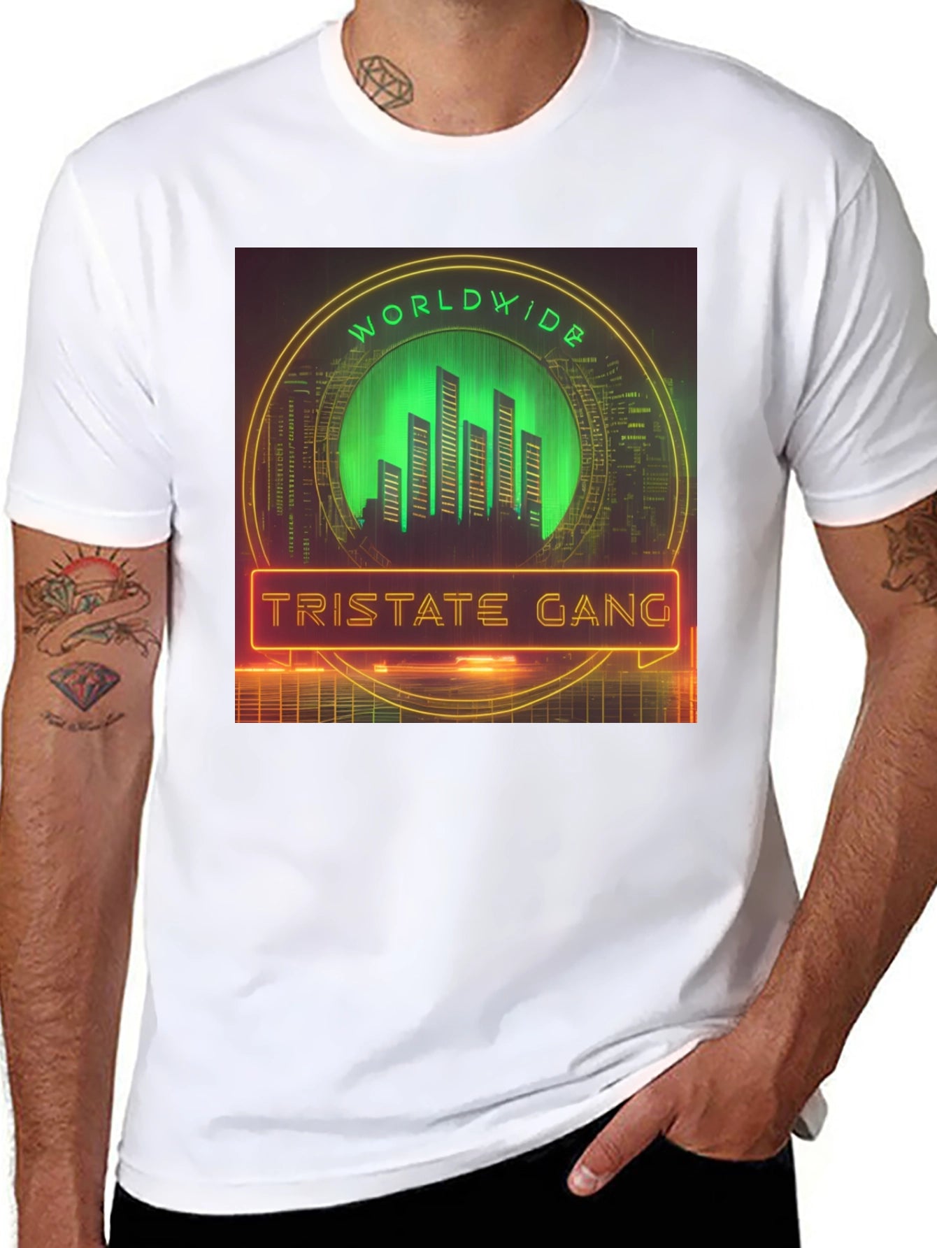 Tri-State Gang Worldwide Neon T-Shirt