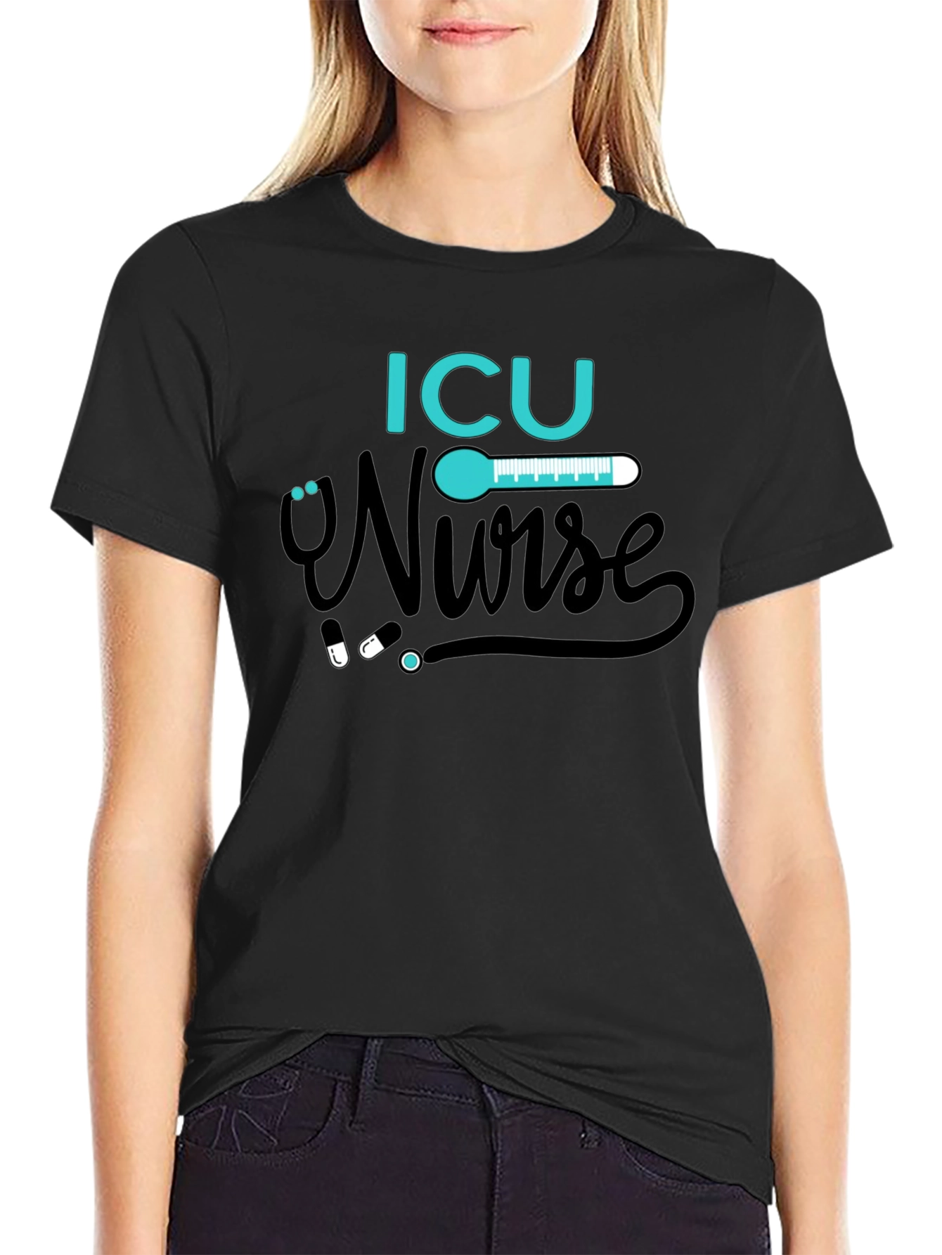 ICU Nurse Graphic T-Shirt