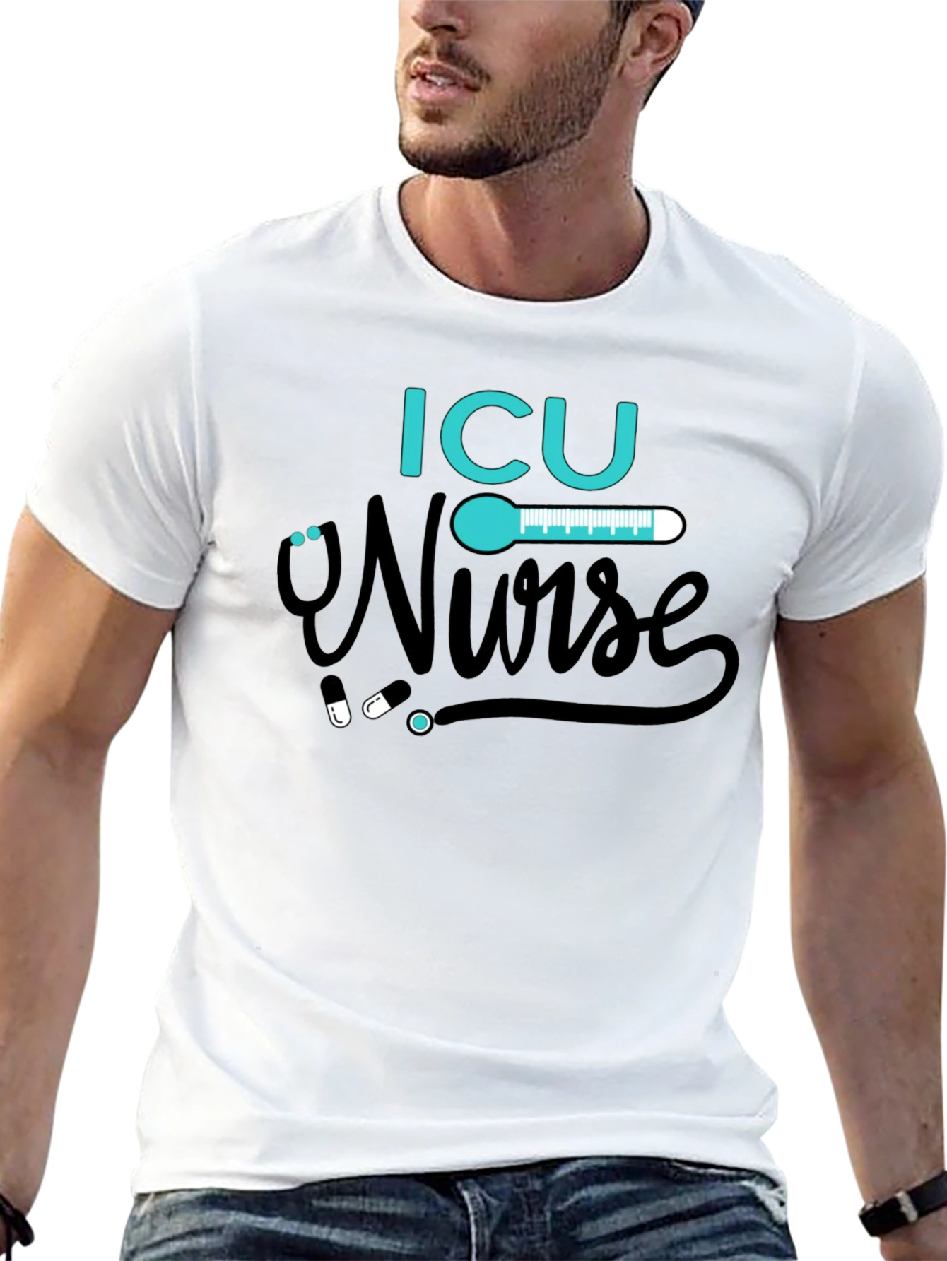 ICU Nurse Graphic T-Shirt