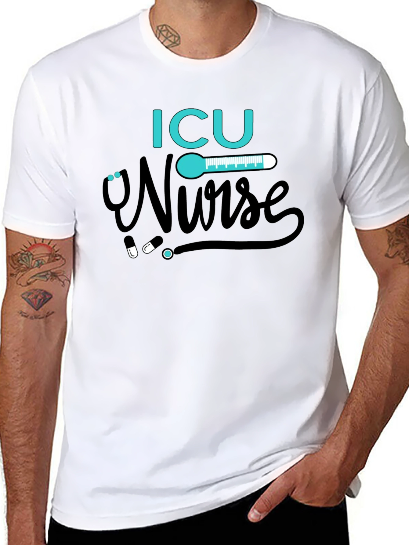 ICU Nurse Graphic T-Shirt