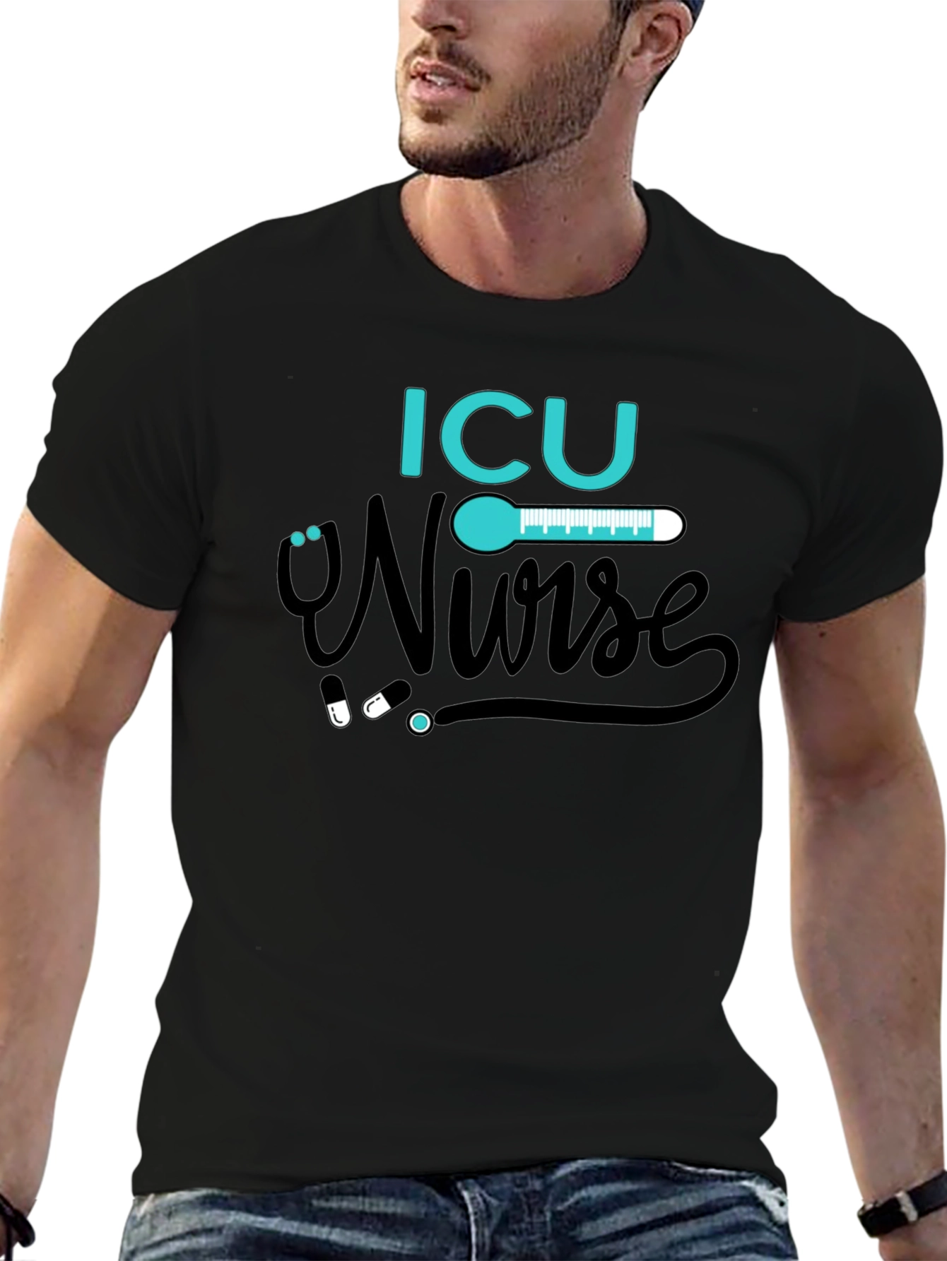 ICU Nurse Graphic T-Shirt