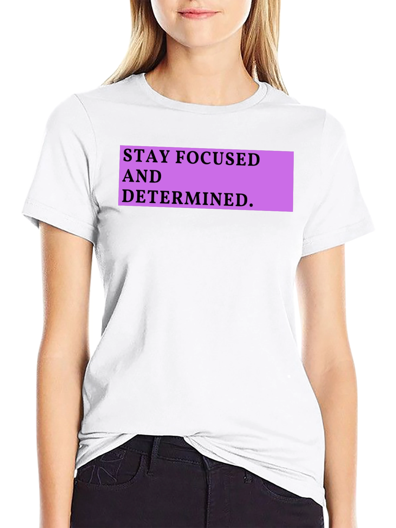 Stay Focused Graphic Tee - Motivational Shirt
