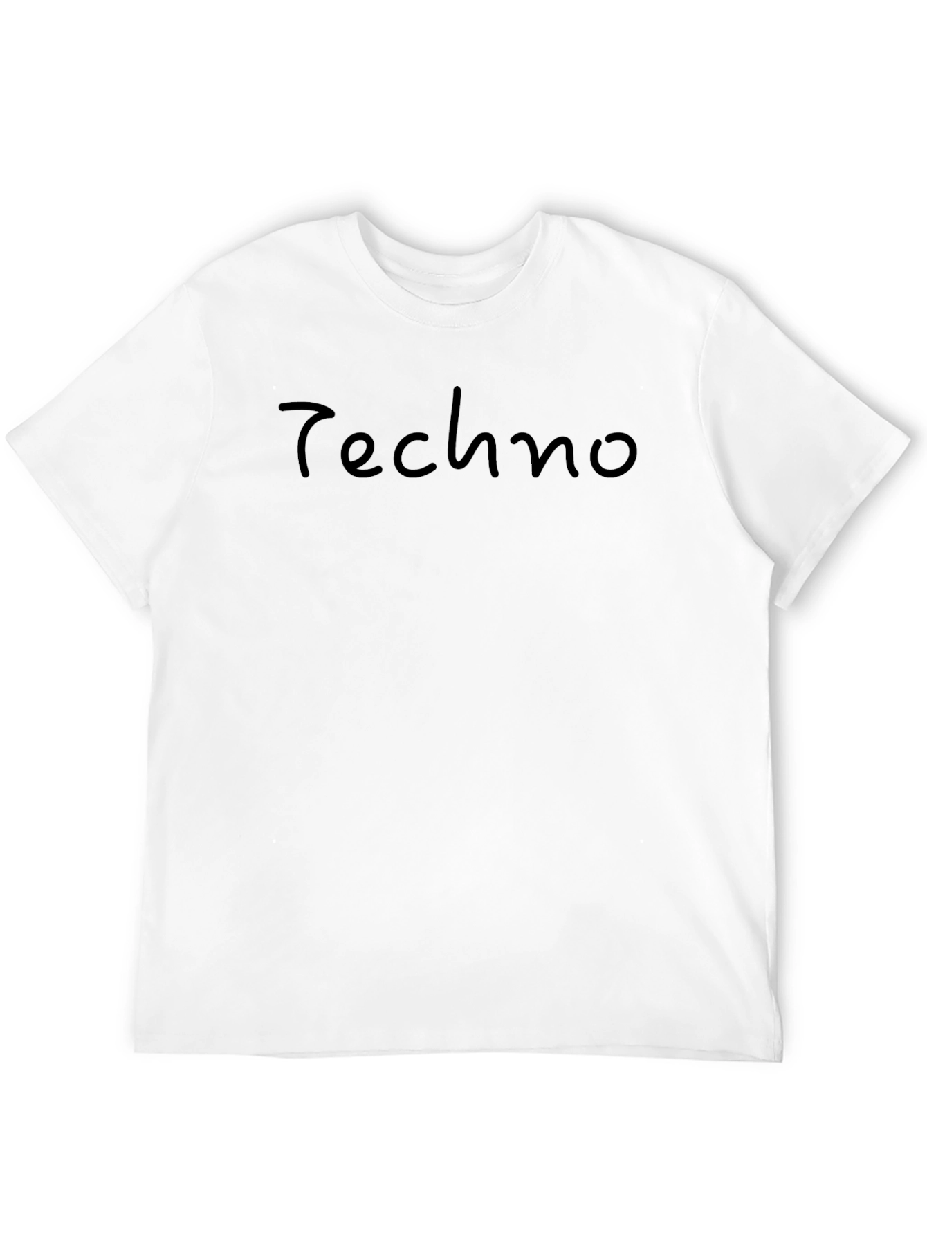 Techno Style Black T-Shirt