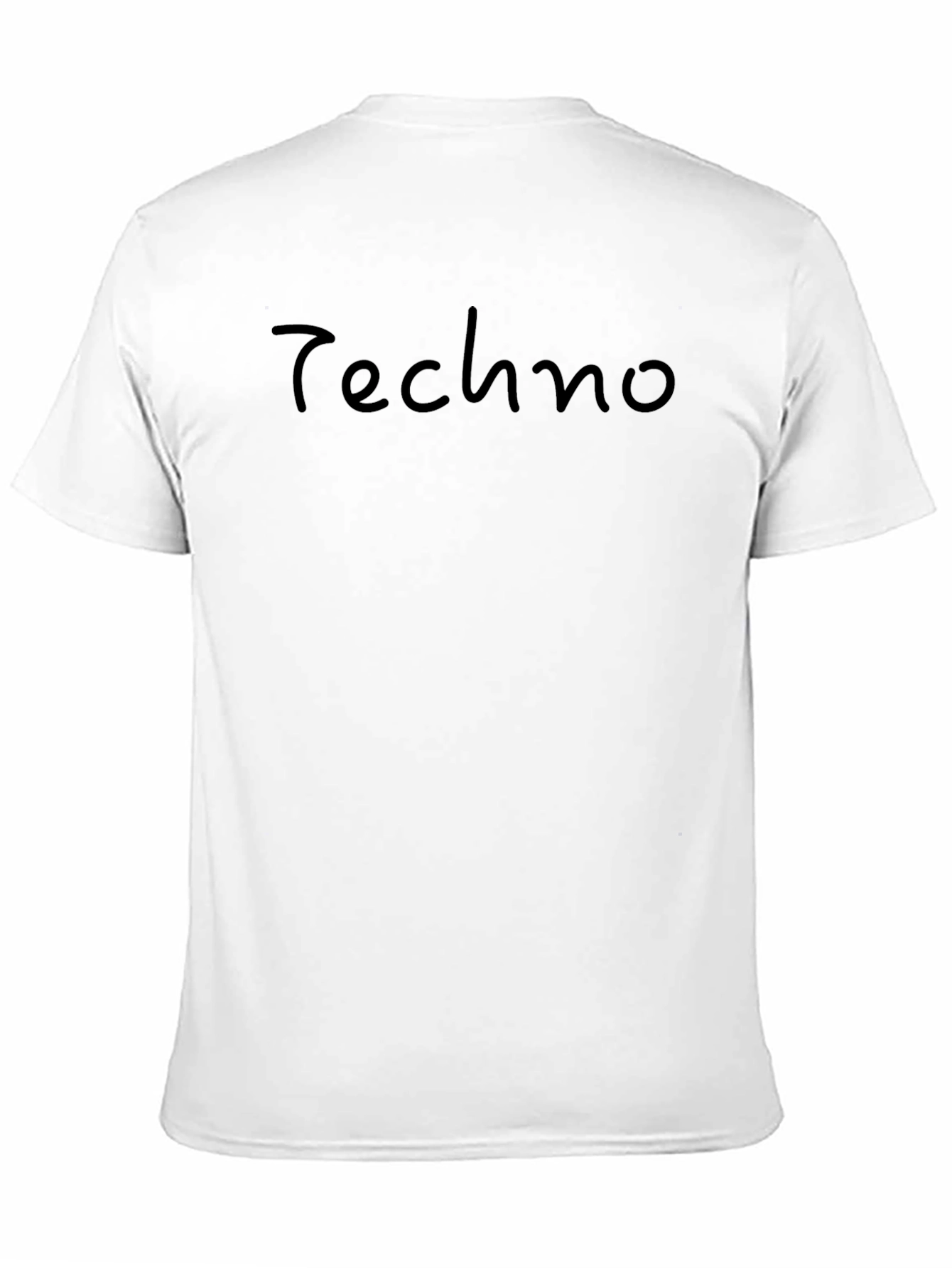 Techno Style Black T-Shirt