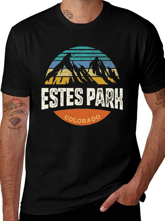 Estes Park Colorado Retro Graphic T-Shirt
