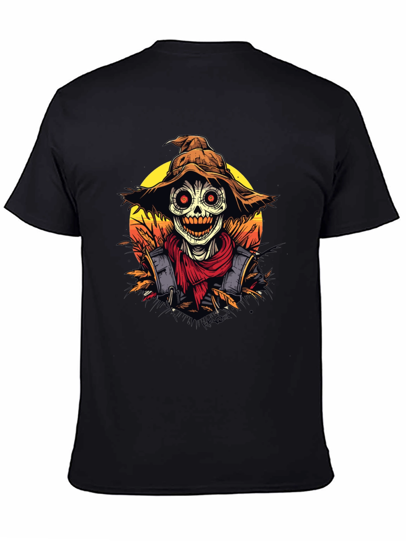 Scarecrow Graphic Tee - Halloween Shirt