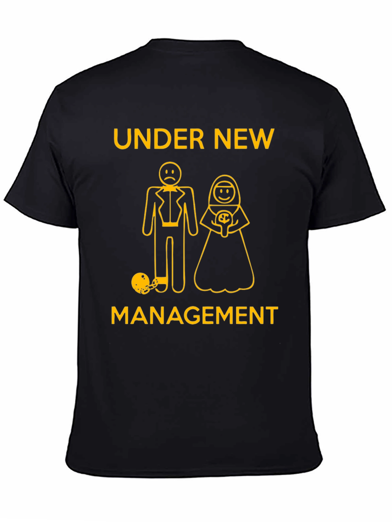 Under New Management T-Shirt Funny Groom Bride