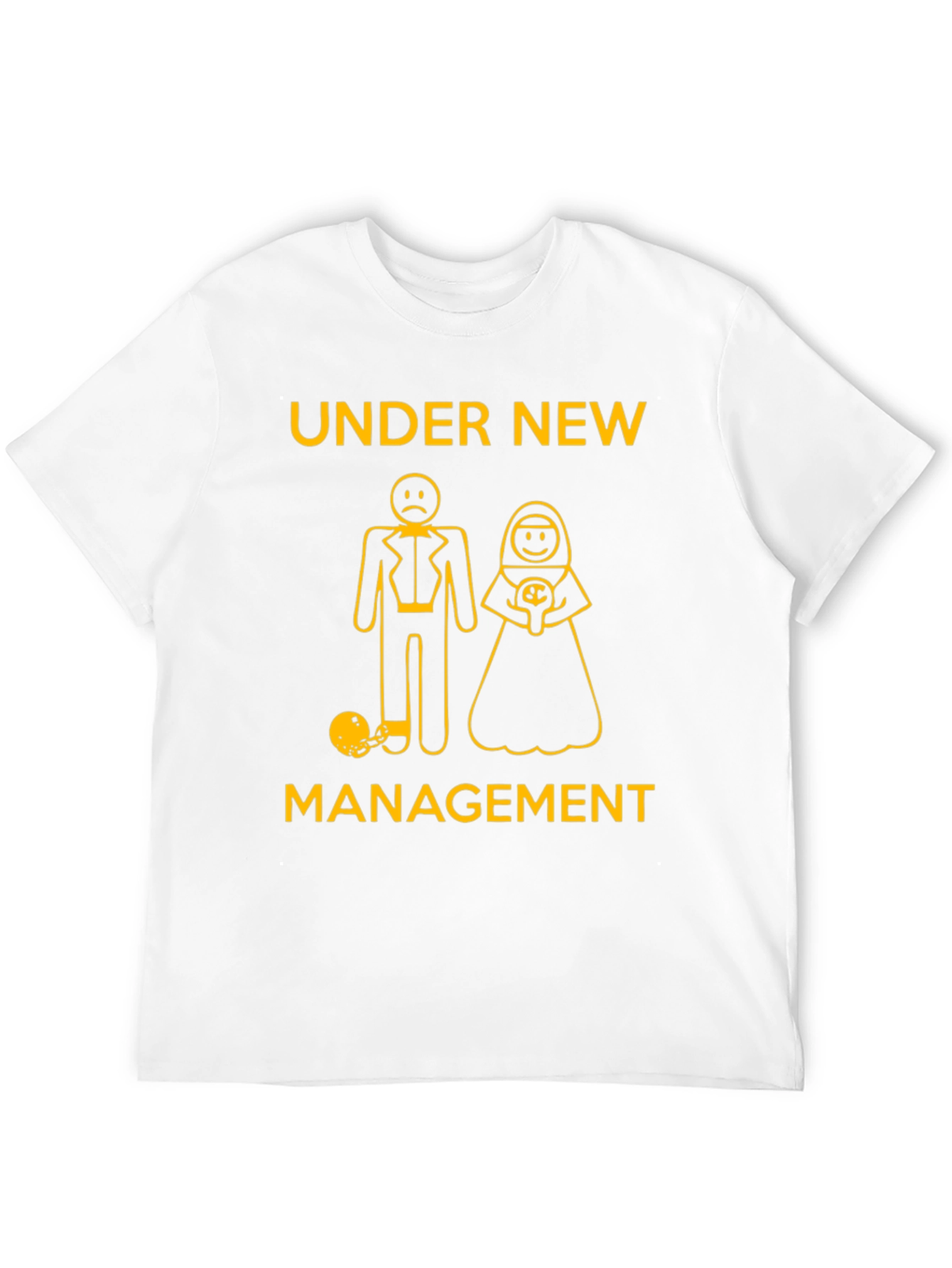 Under New Management T-Shirt Funny Groom Bride