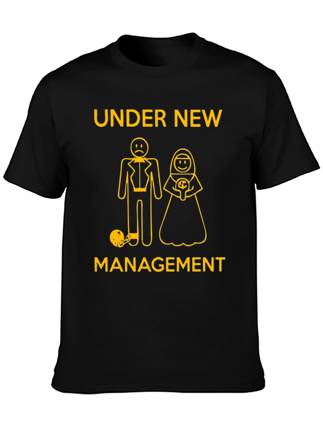 Under New Management T-Shirt Funny Groom Bride