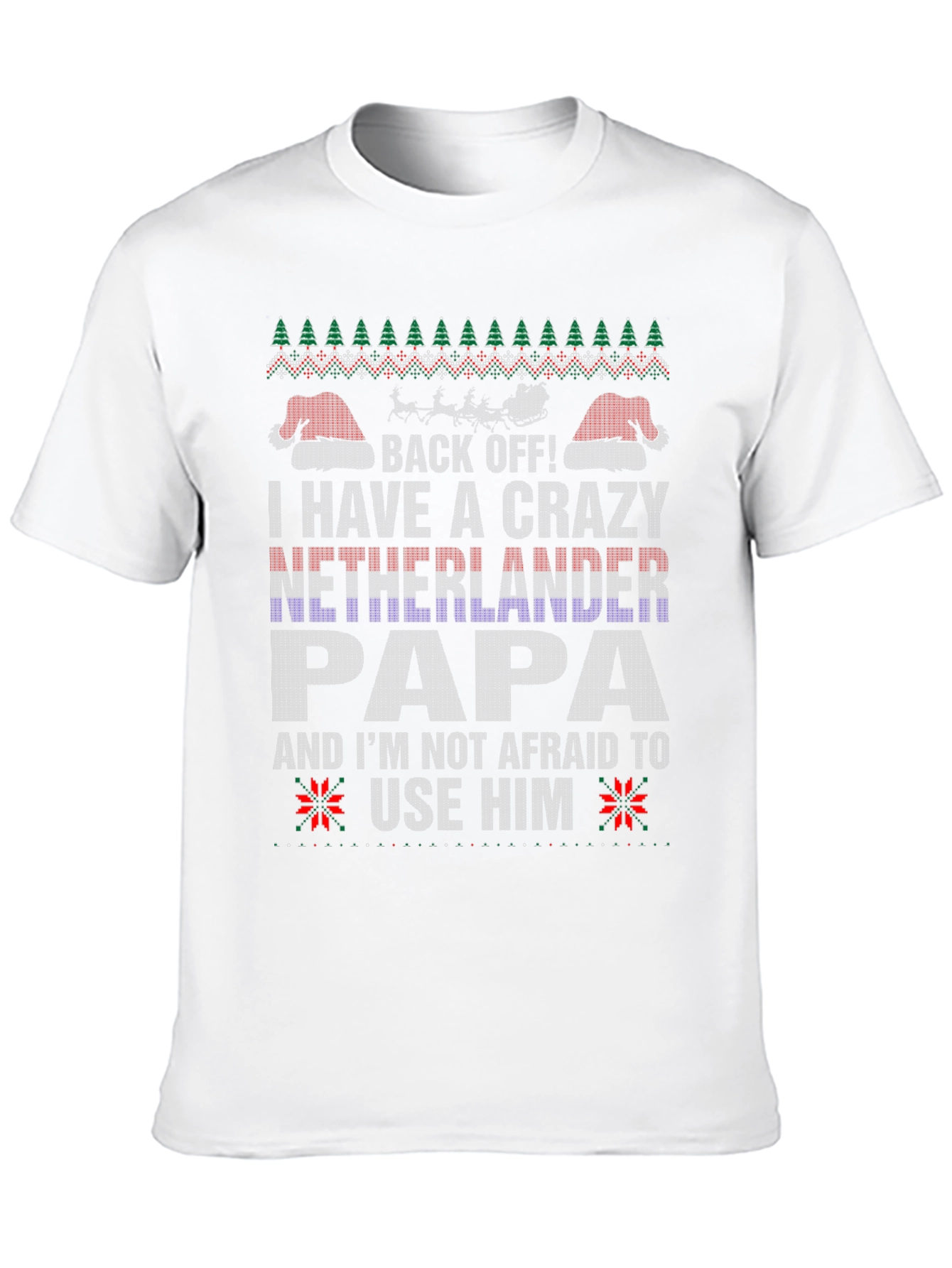 Crazy Netherlander Papa Christmas T-Shirt