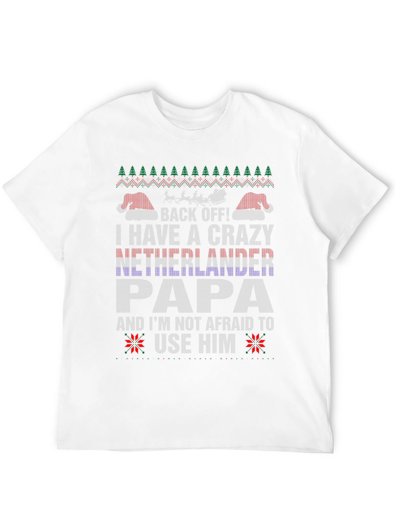 Crazy Netherlander Papa Christmas T-Shirt