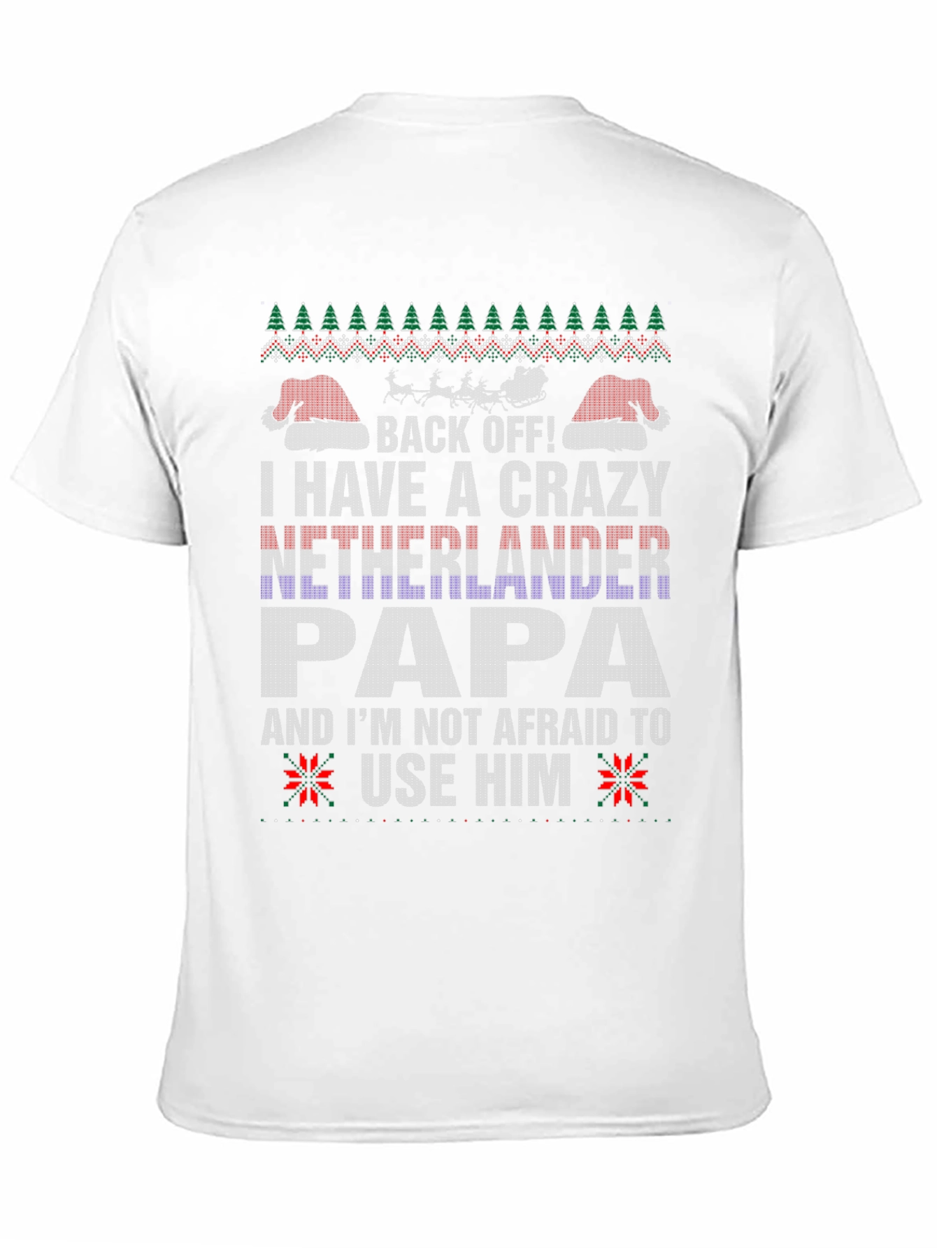 Crazy Netherlander Papa Christmas T-Shirt