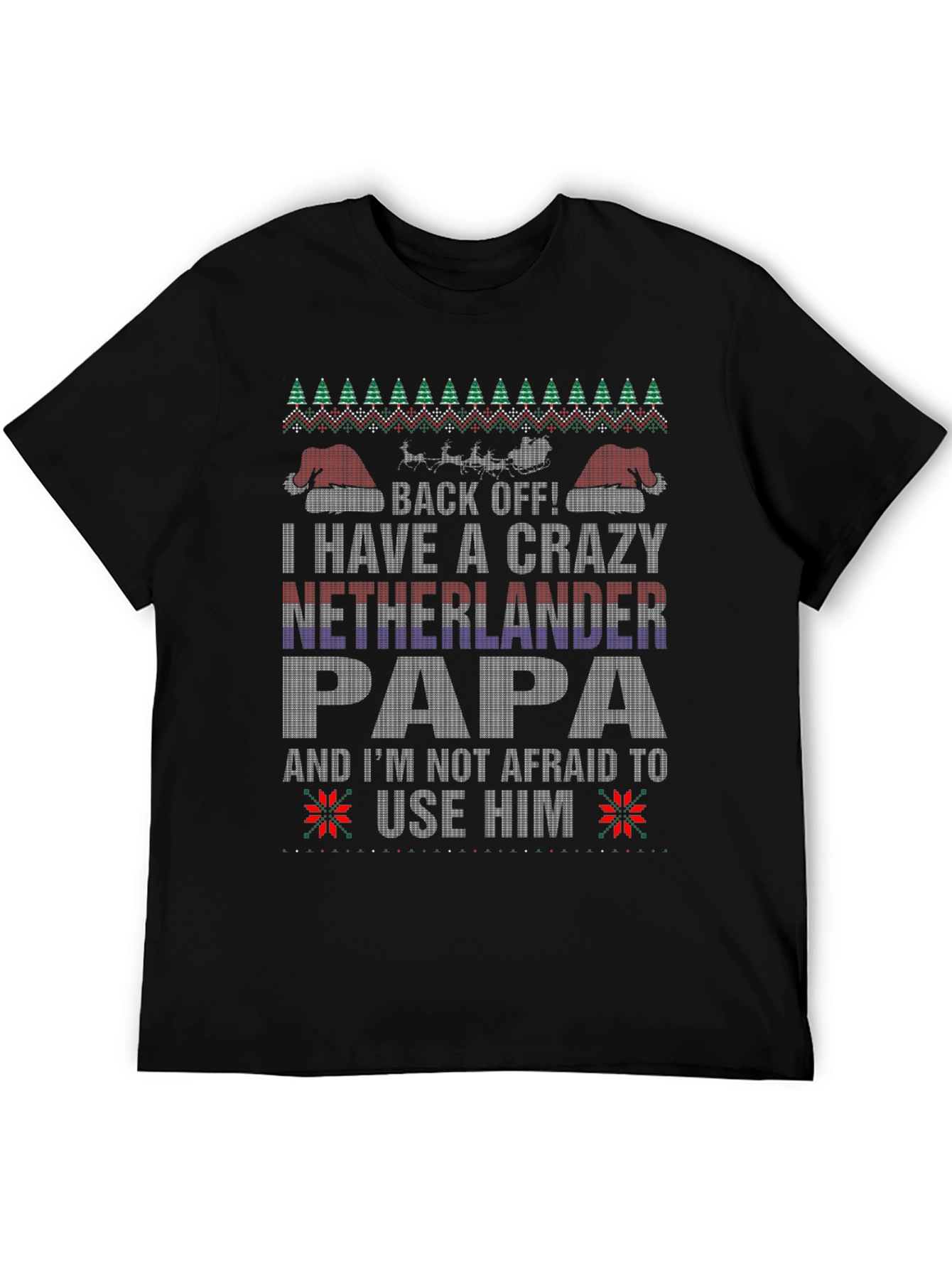 Crazy Netherlander Papa Christmas T-Shirt