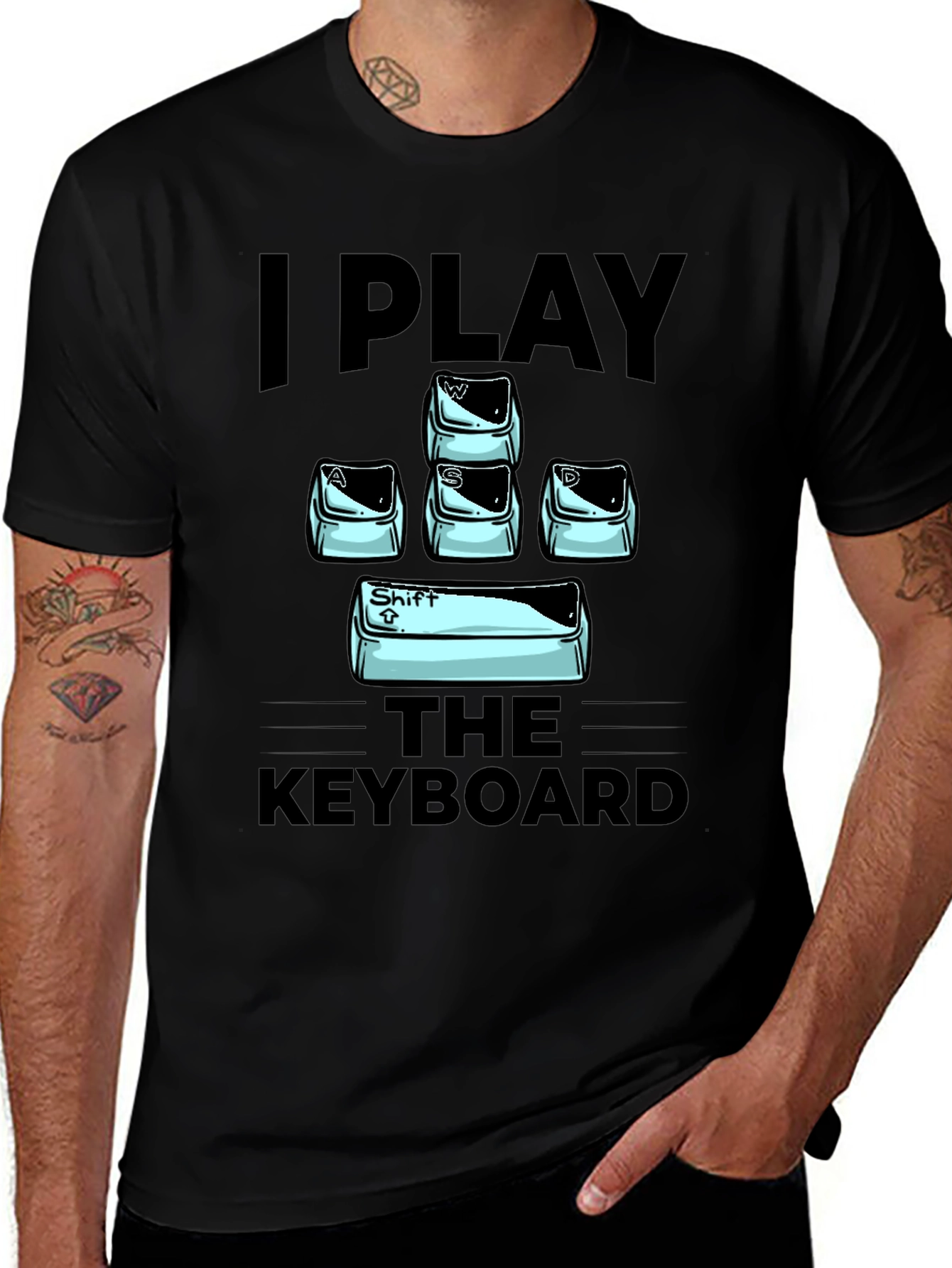 I Play The Keyboard Graphic T-Shirt