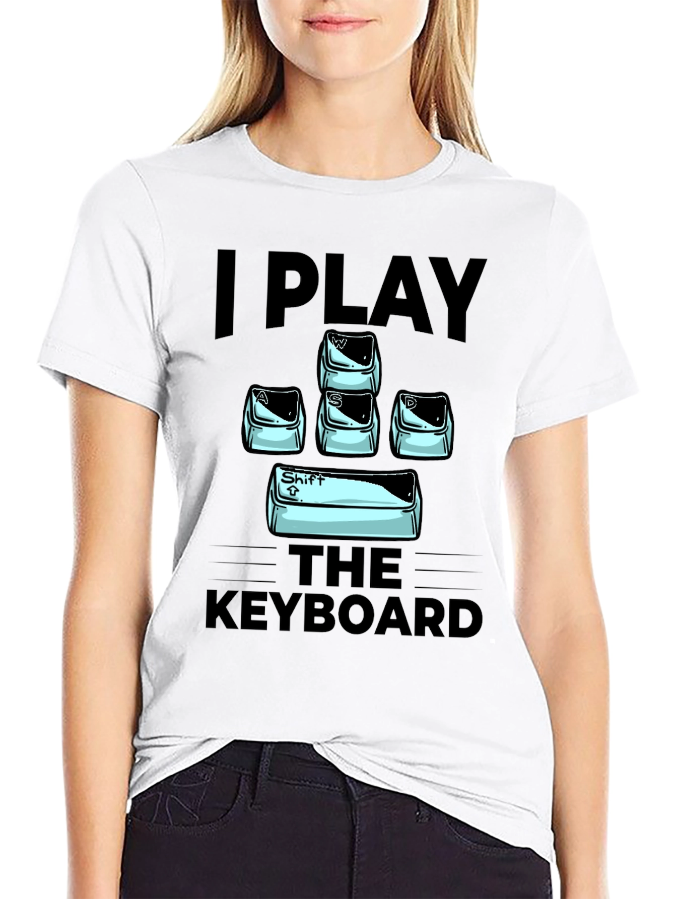 I Play The Keyboard Graphic T-Shirt