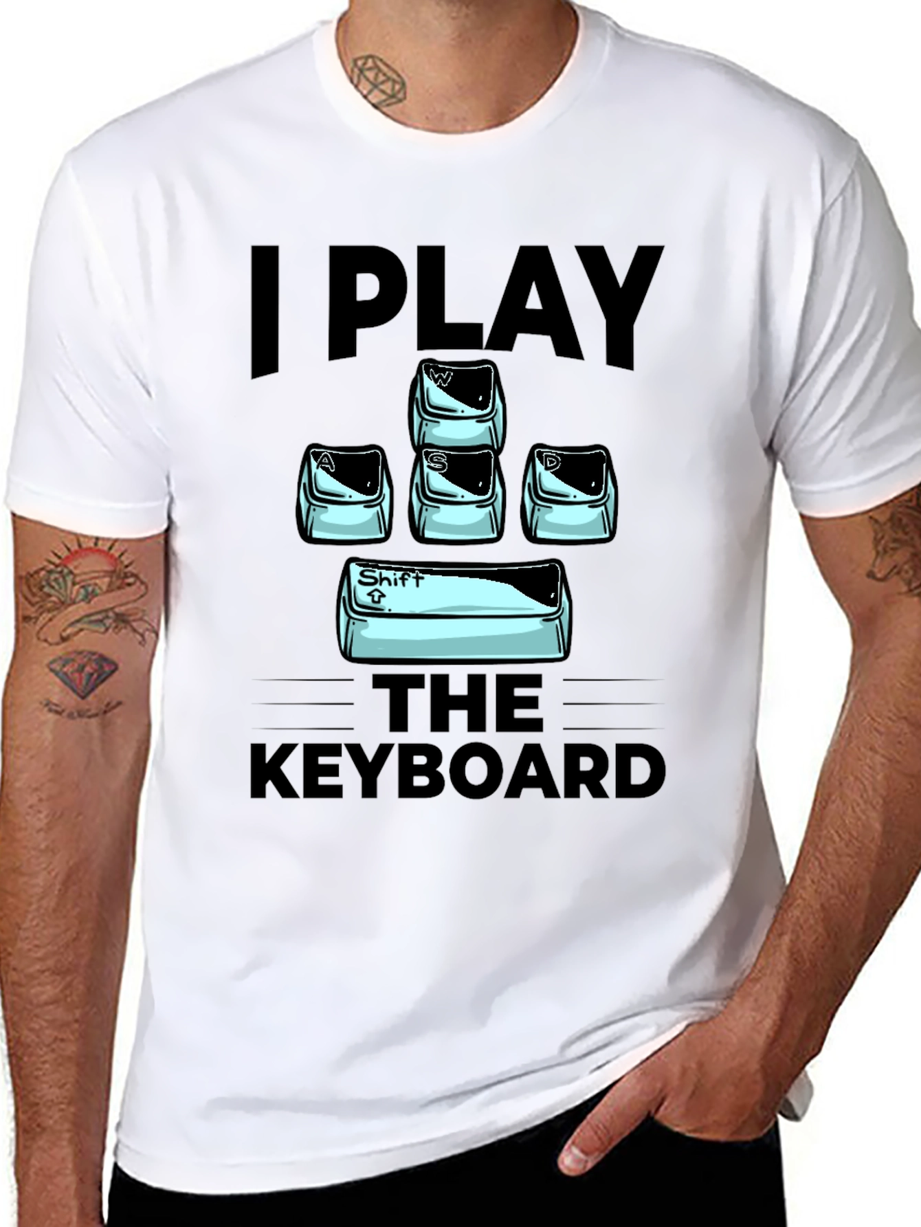 I Play The Keyboard Graphic T-Shirt