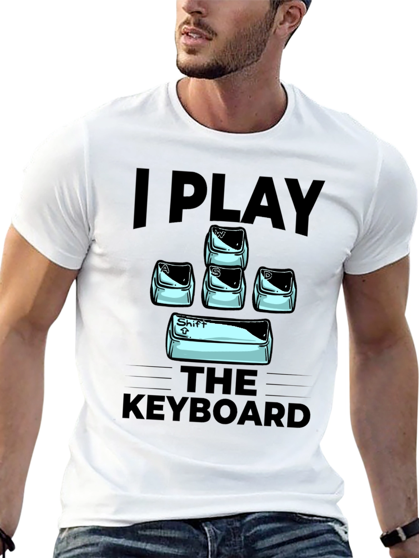 I Play The Keyboard Graphic T-Shirt