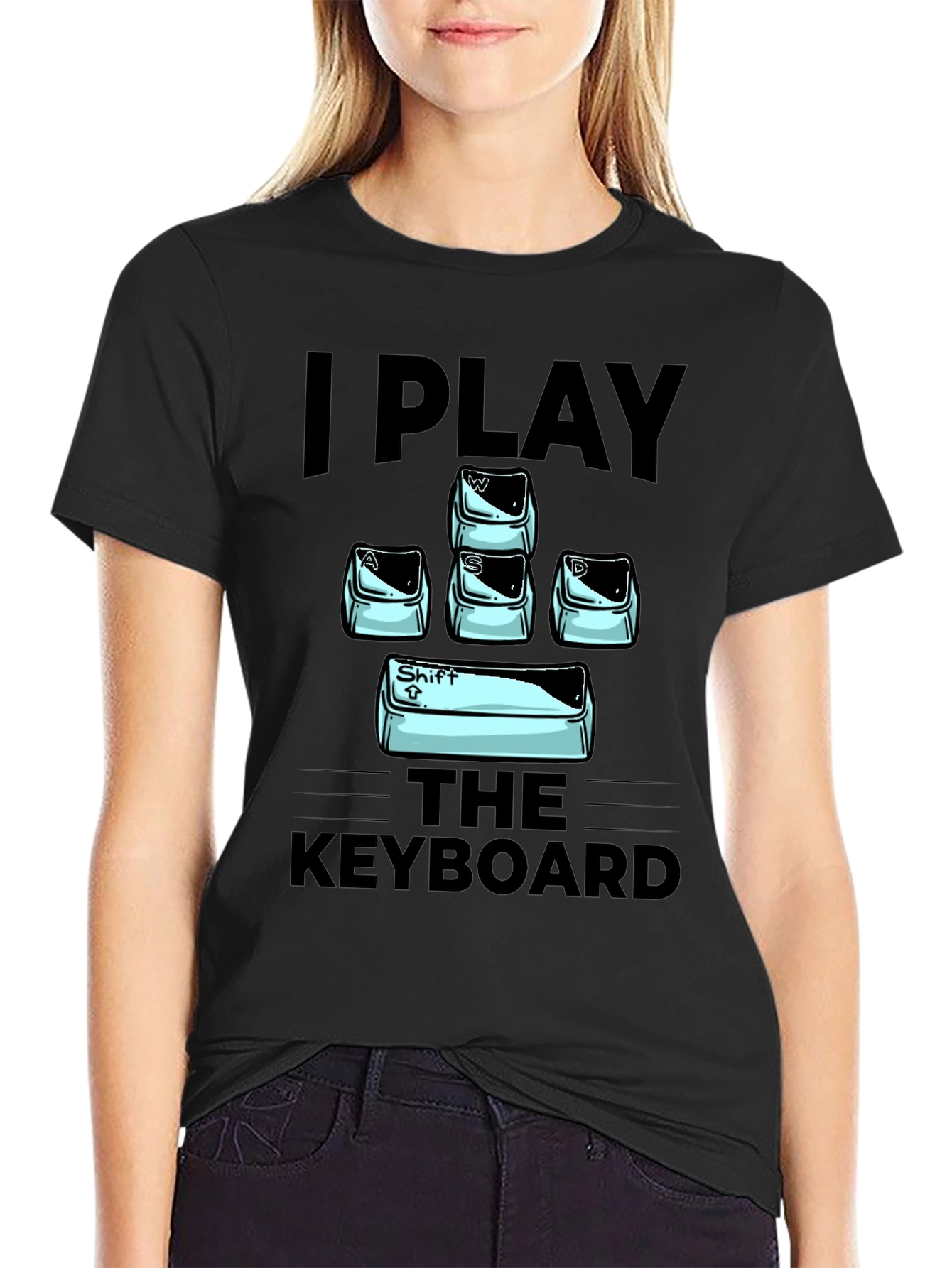 I Play The Keyboard Graphic T-Shirt