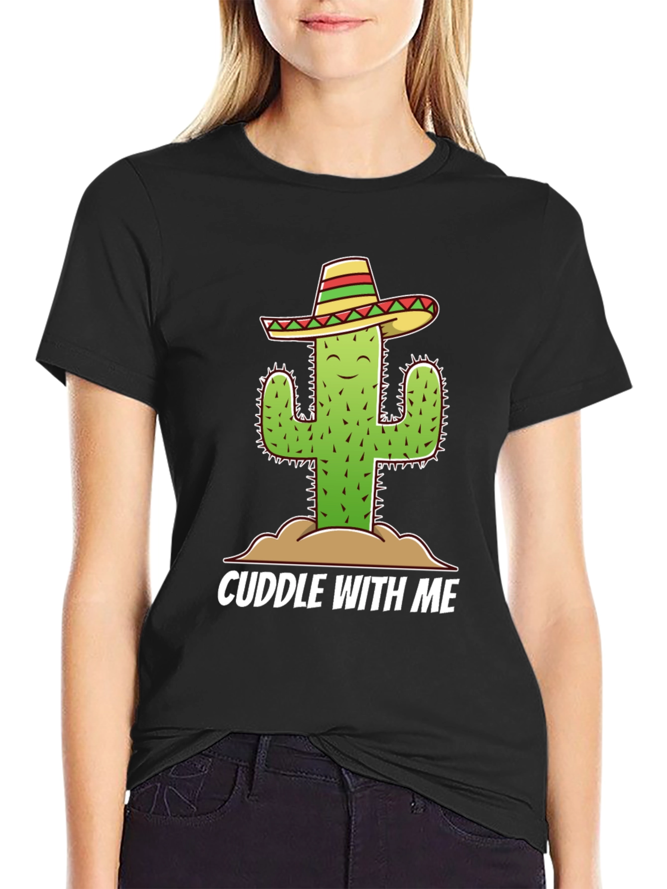 Cuddle Cactus T-Shirt - Funny Graphic Tee