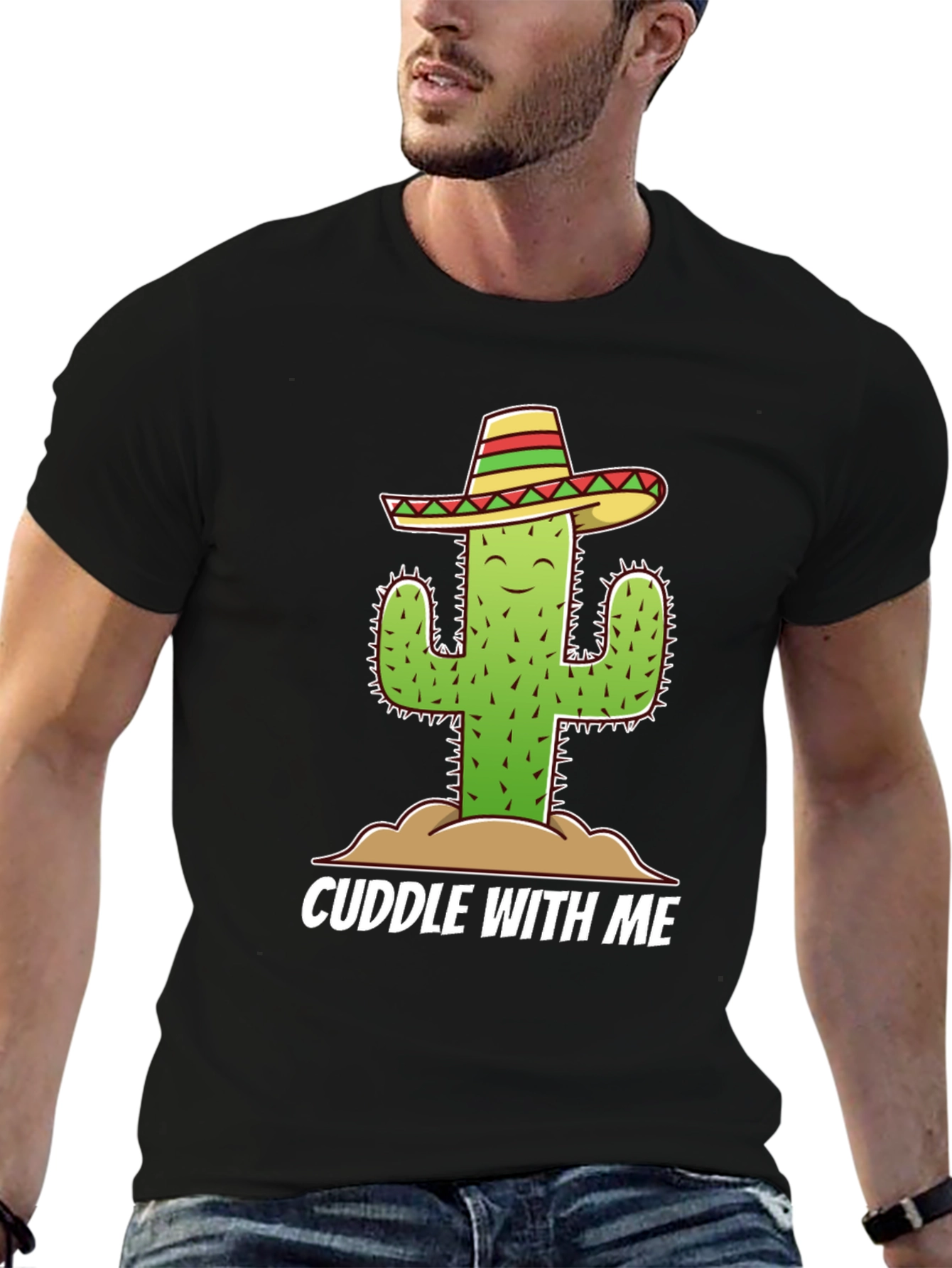 Cuddle Cactus T-Shirt - Funny Graphic Tee