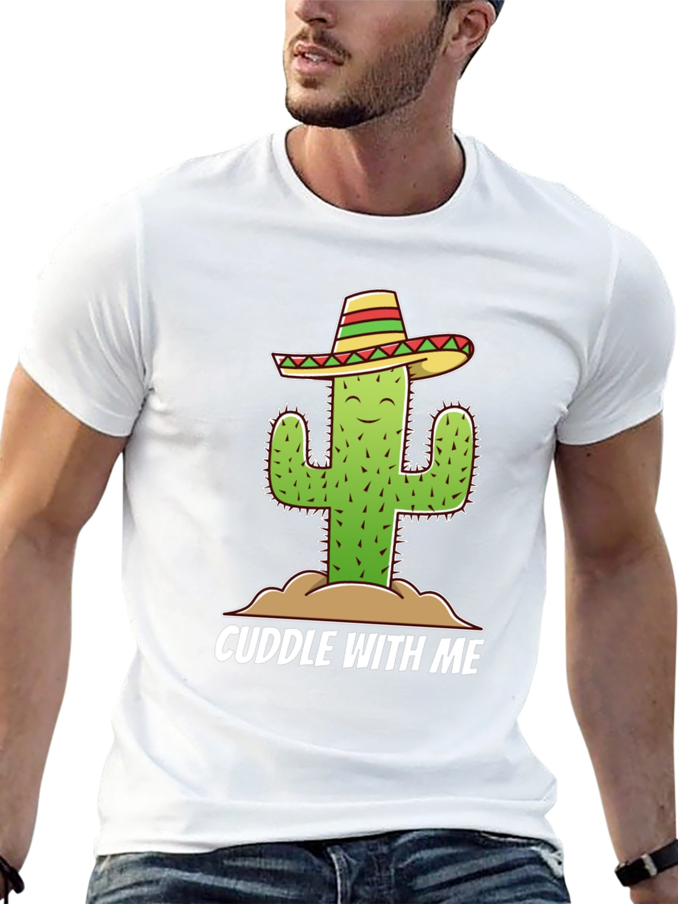 Cuddle Cactus T-Shirt - Funny Graphic Tee