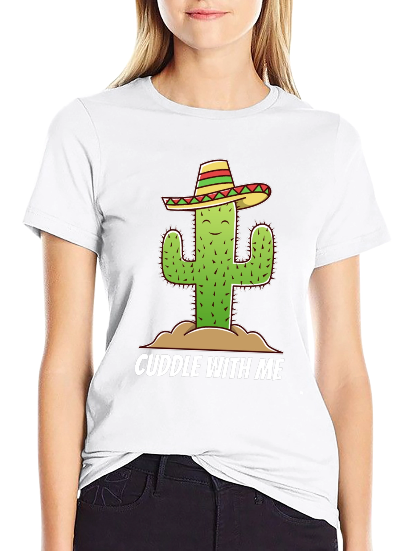 Cuddle Cactus T-Shirt - Funny Graphic Tee