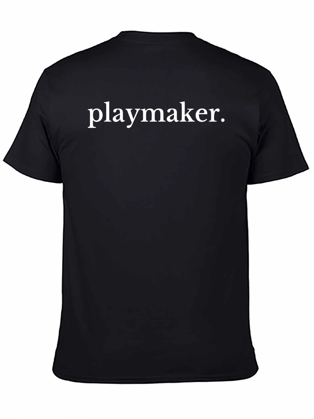 Playmaker Graphic Tee - Classic Black Cotton T-Shirt