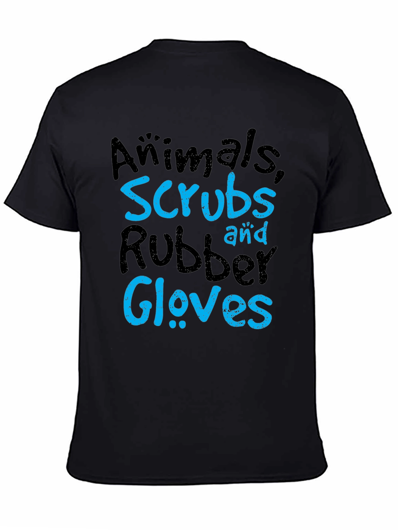 Animals Scrubs Rubber Gloves T-Shirt - Vet Life Tee