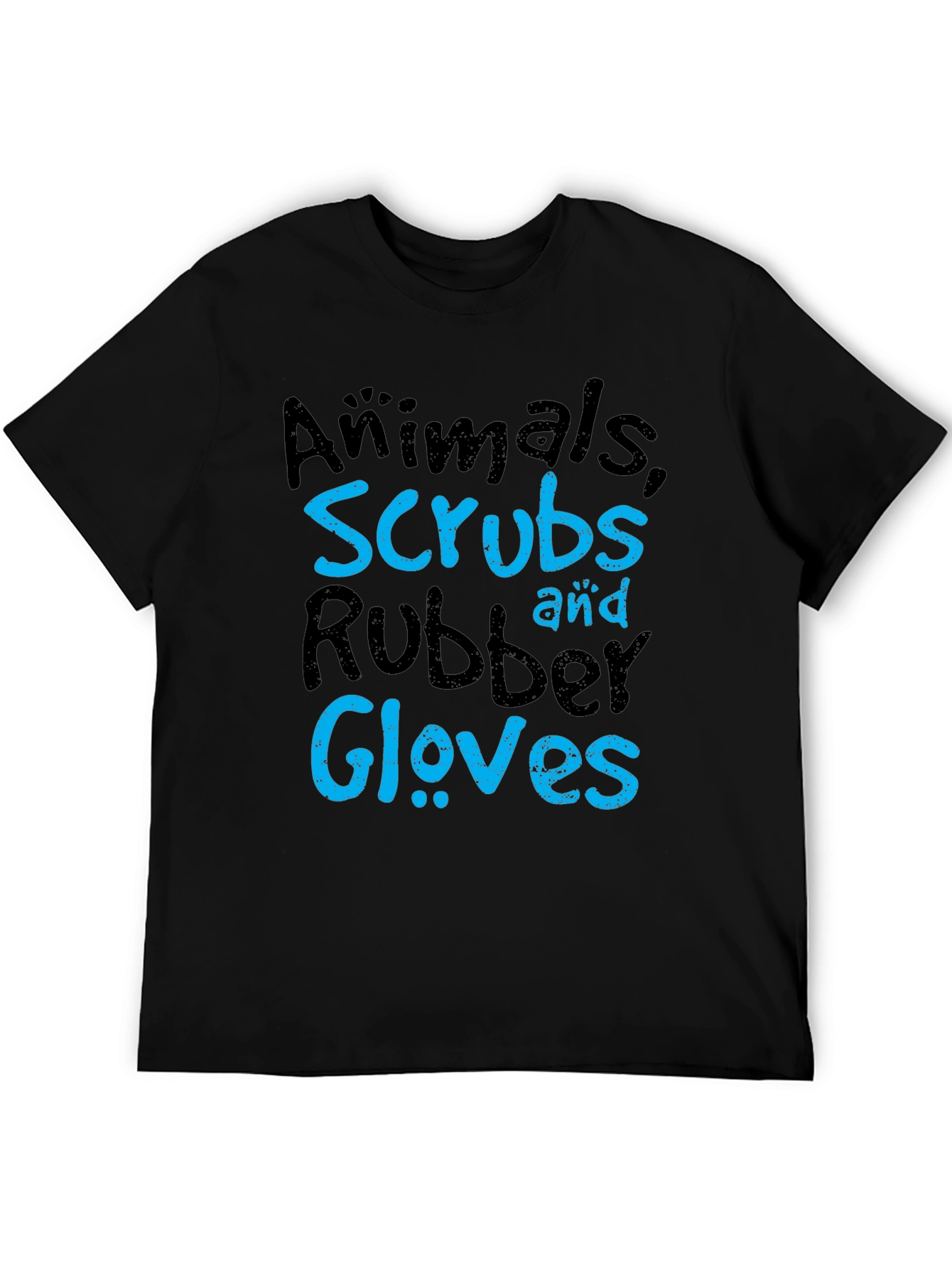 Animals Scrubs Rubber Gloves T-Shirt - Vet Life Tee