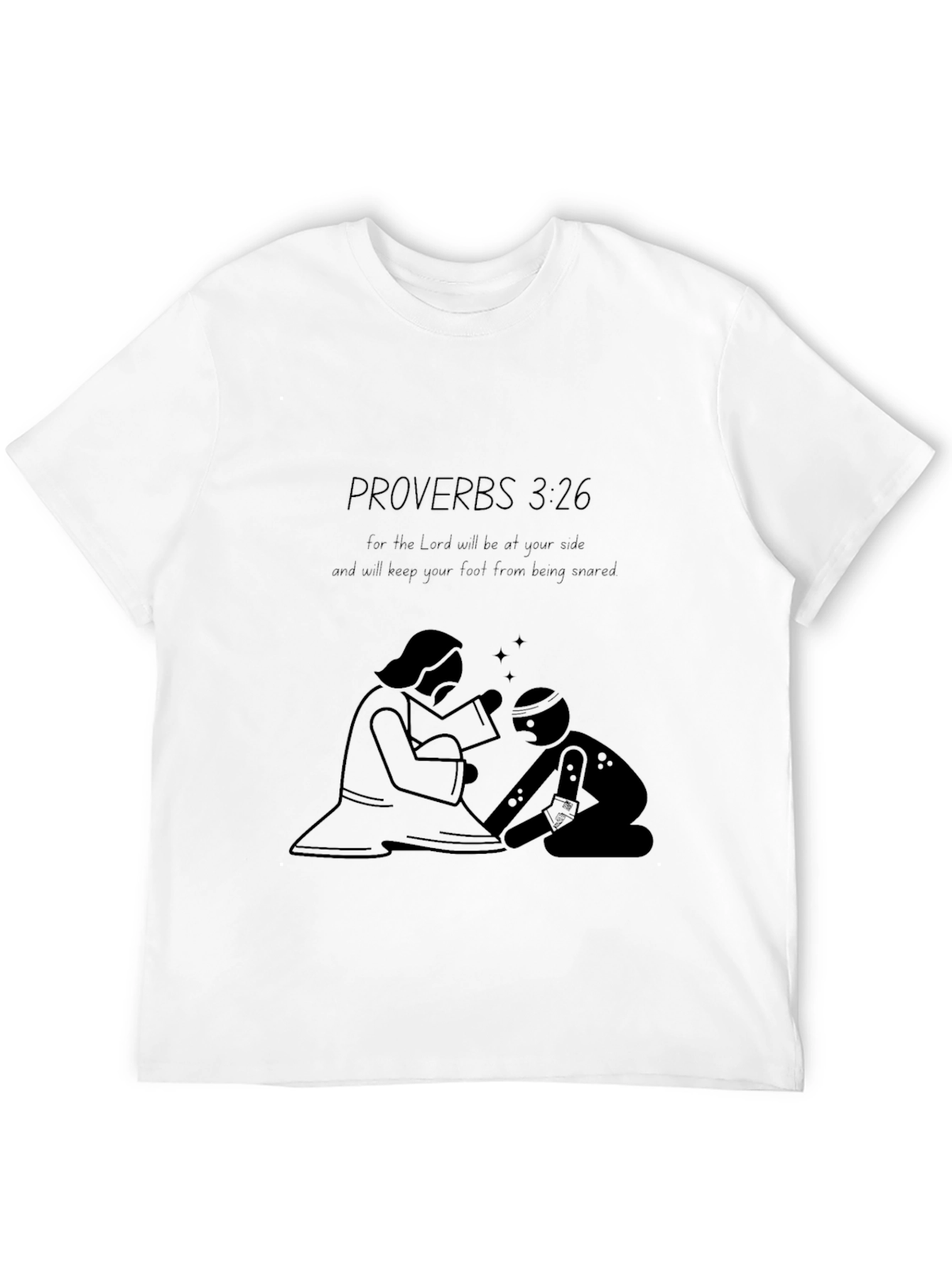 Proverbs 3:26 Graphic T-Shirt