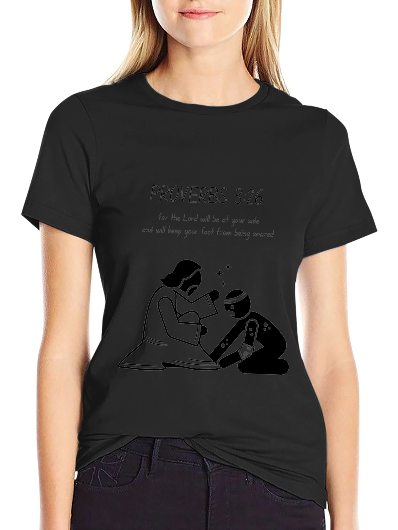 Proverbs 3:26 Graphic T-Shirt