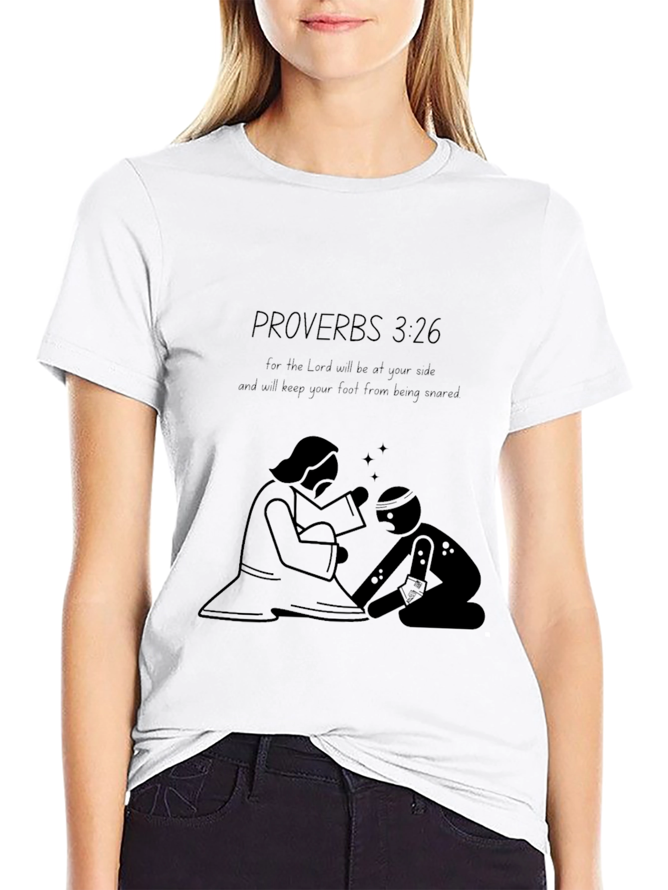 Proverbs 3:26 Graphic T-Shirt