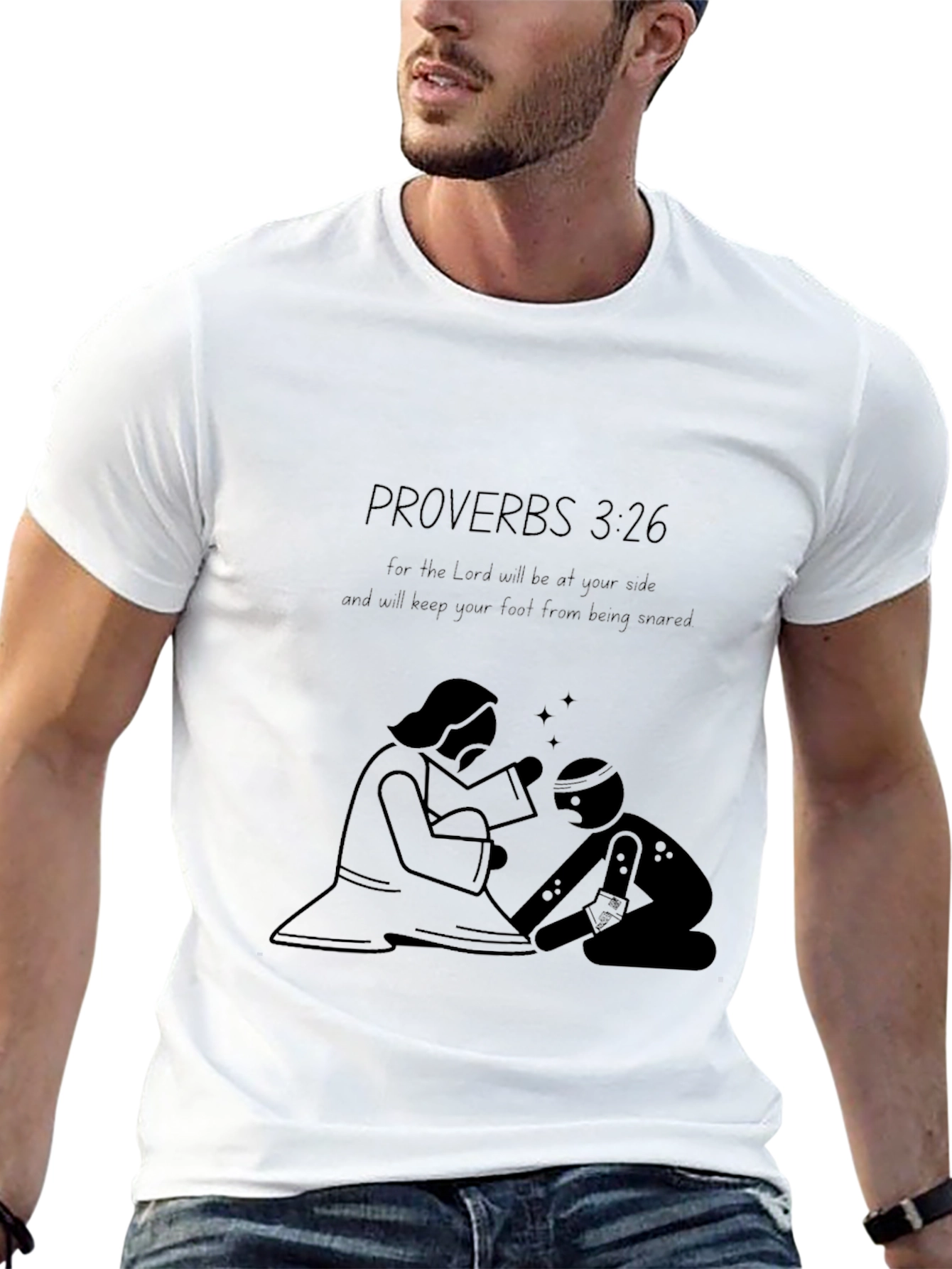 Proverbs 3:26 Graphic T-Shirt