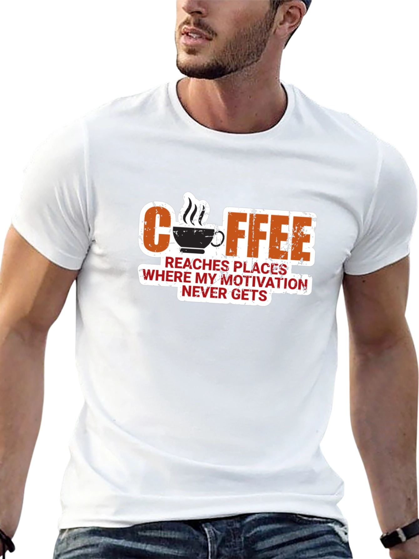 Coffee Motivation T-Shirt - Funny Slogan Tee