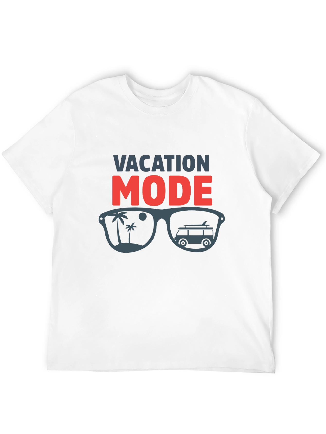 Vacation Mode T-Shirt - Palm Tree Beach Van